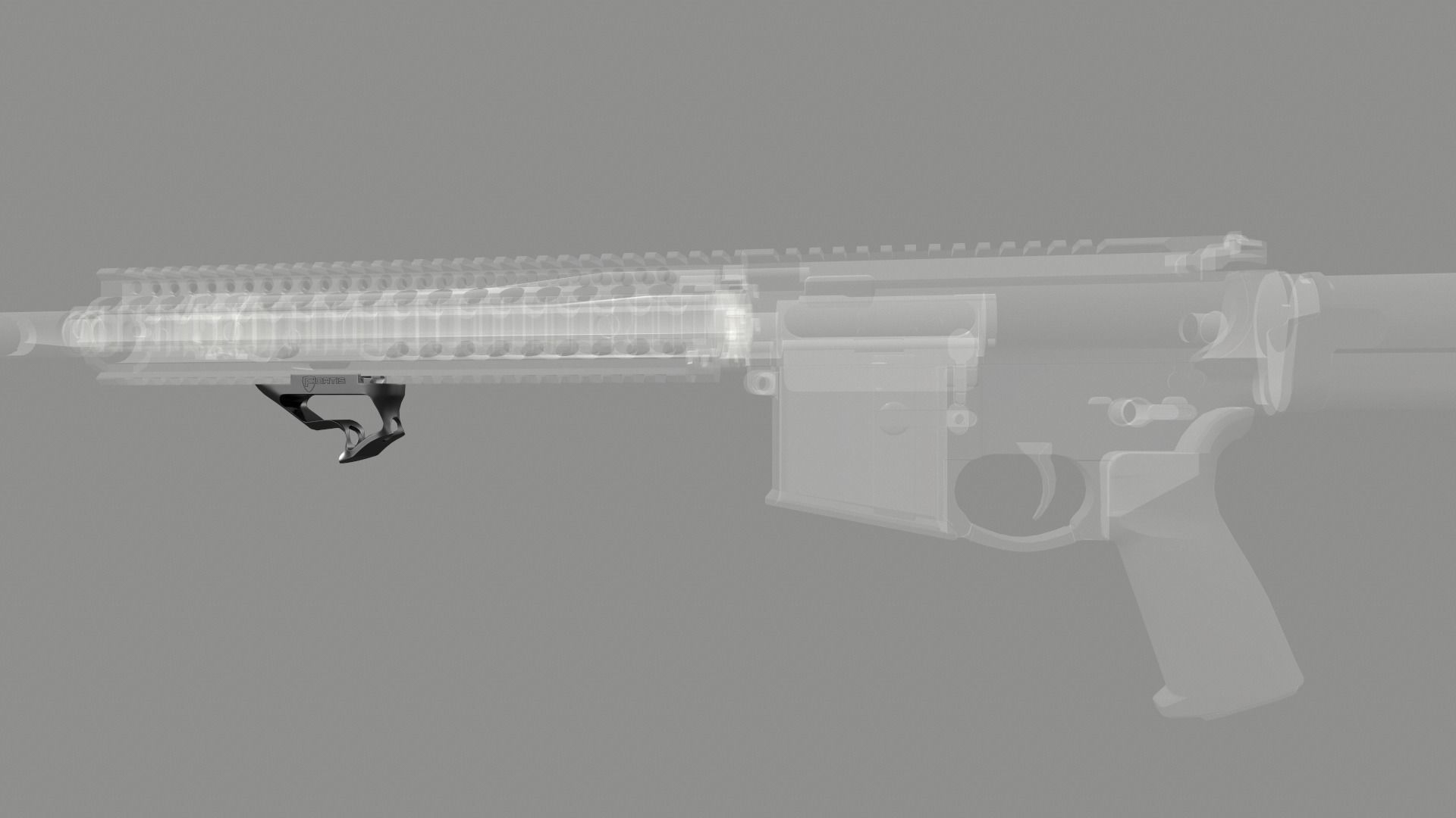 Fortis SHIFT Short Angled Grip Low-poly 3D model_25