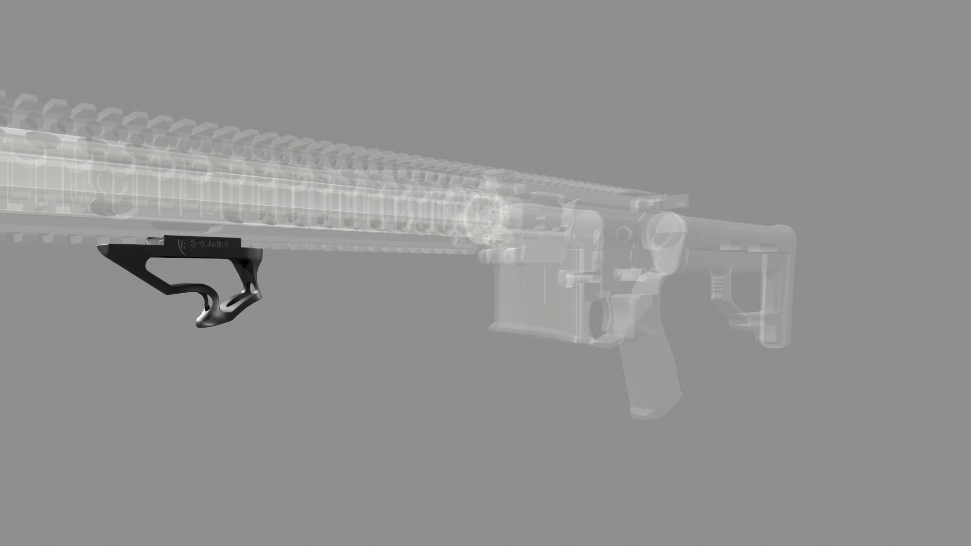 Fortis SHIFT Short Angled Grip Low-poly 3D model_28