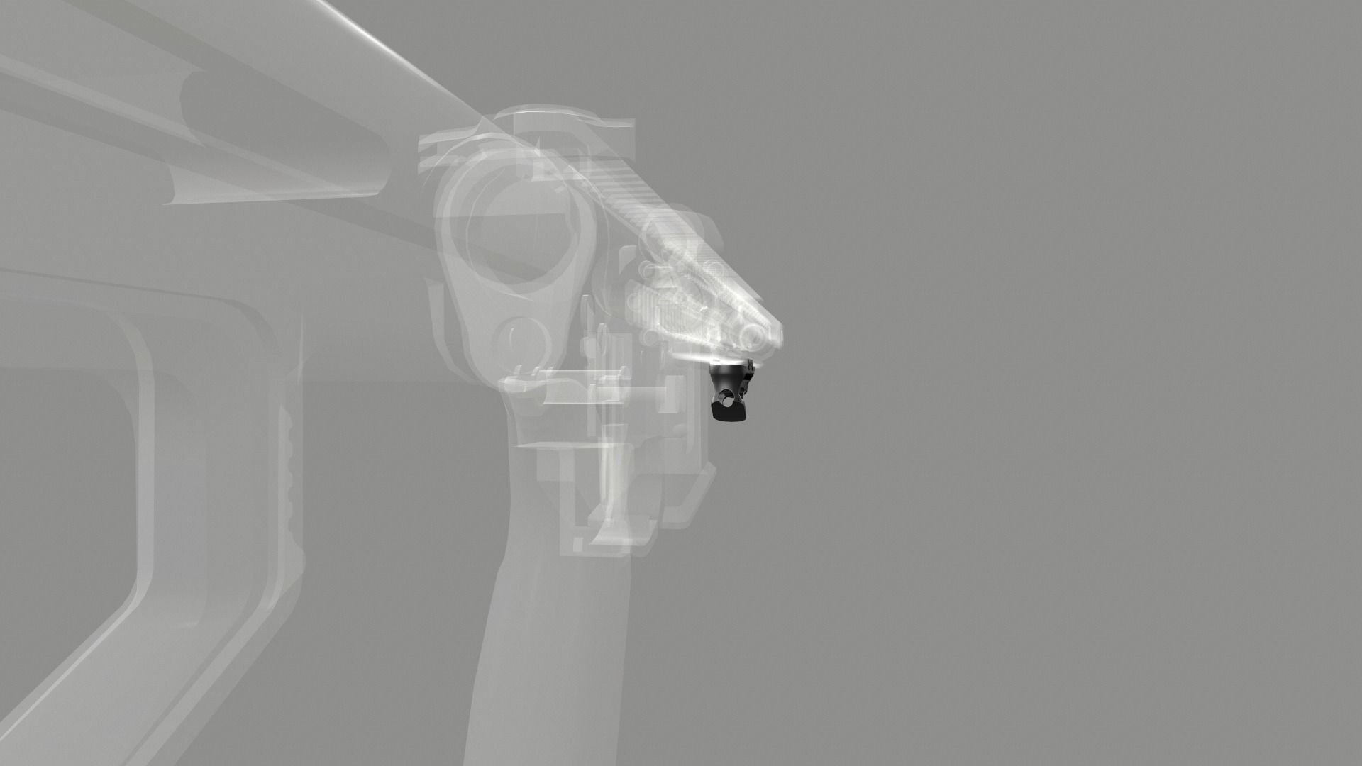 Fortis SHIFT Short Angled Grip Low-poly 3D model_20