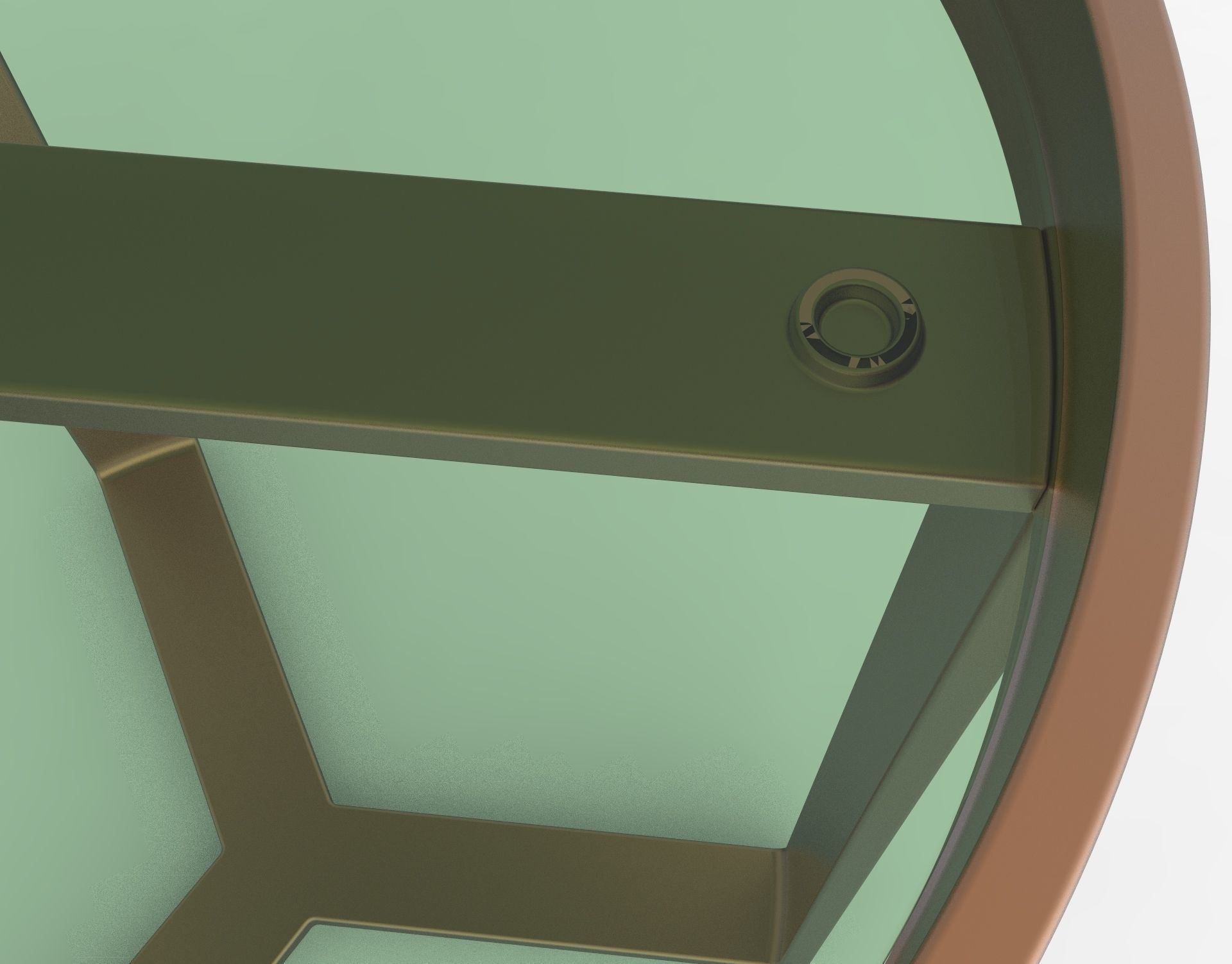 Aula Side Table 3D model_3