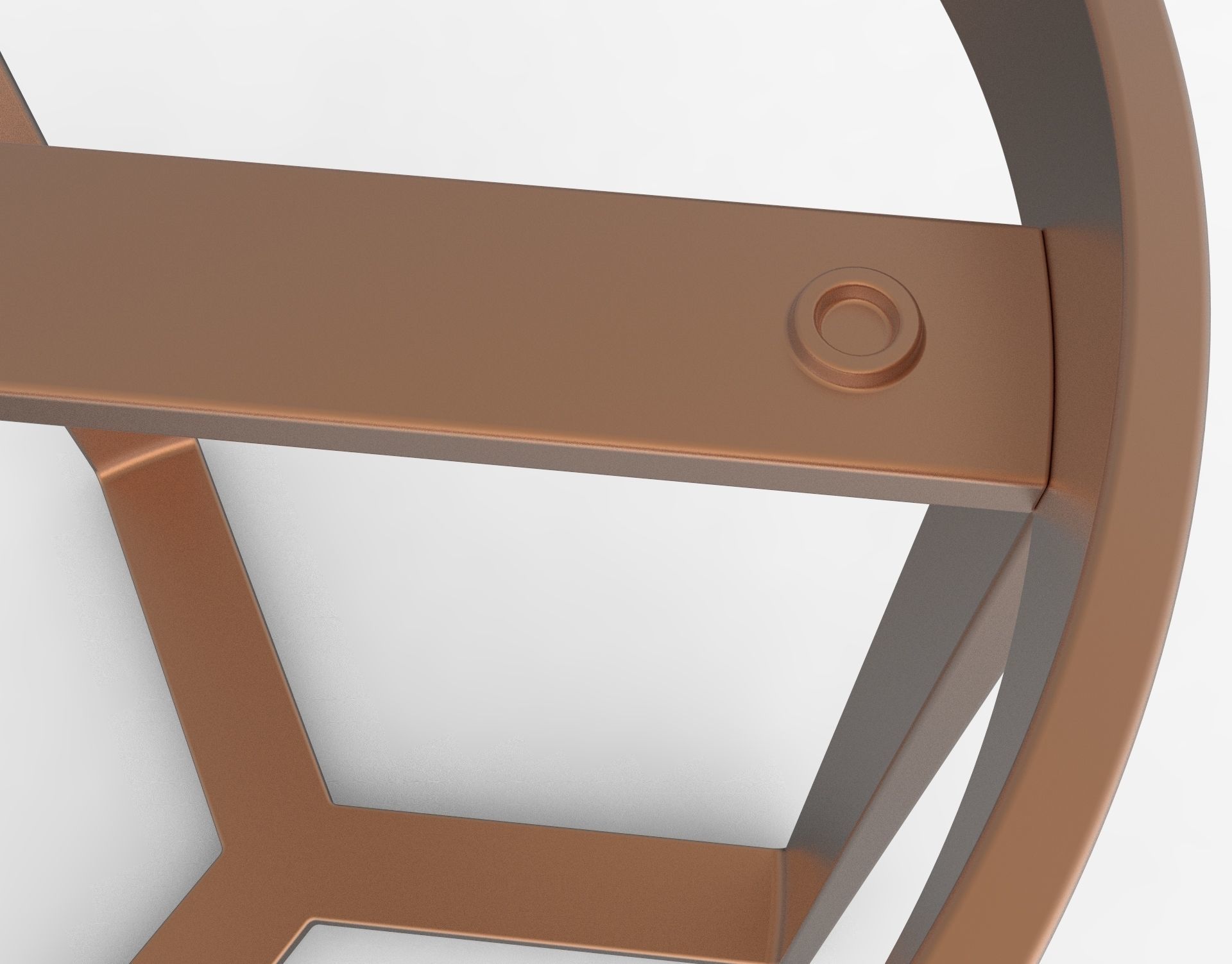 Aula Side Table 3D model_4
