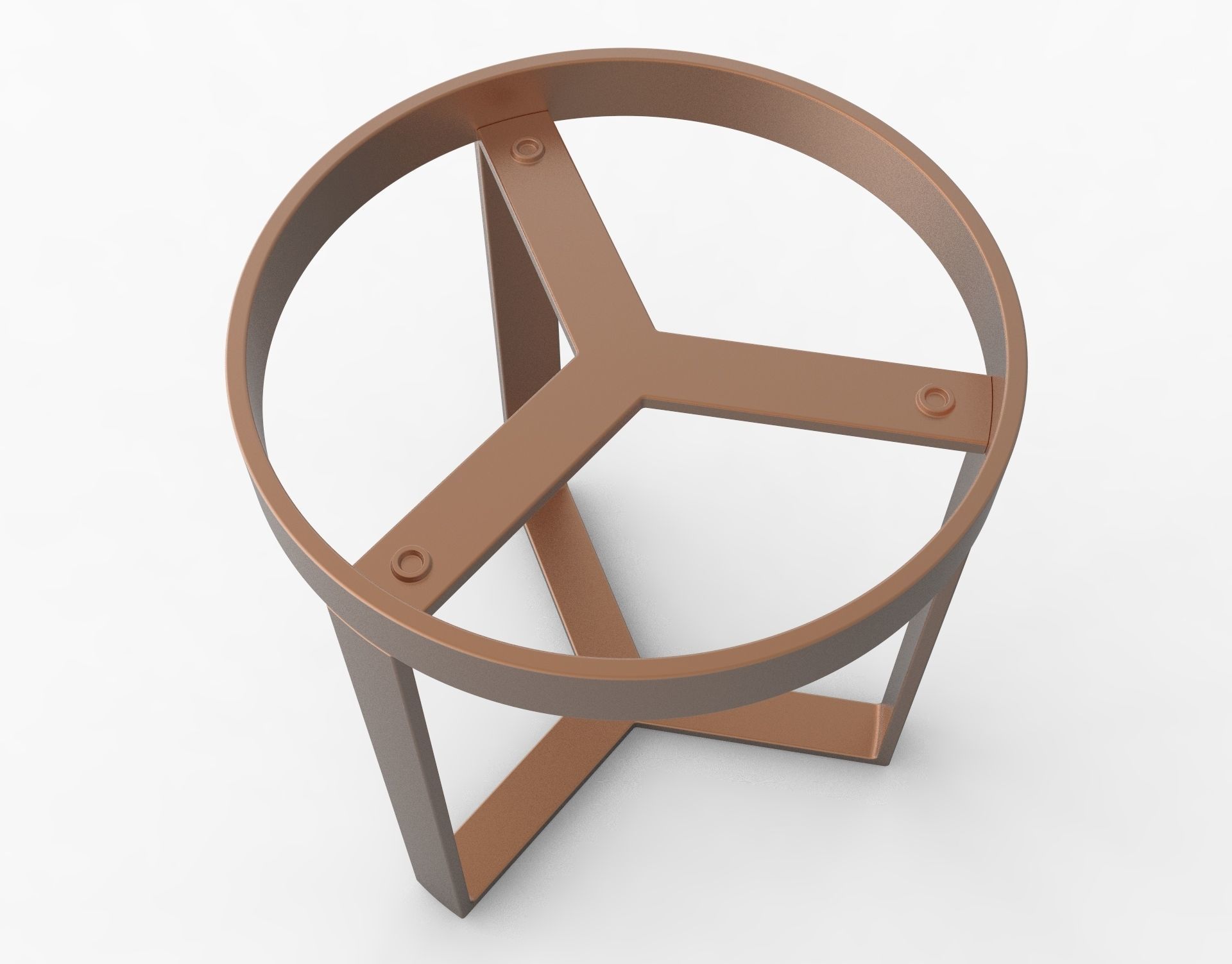 Aula Side Table 3D model_7