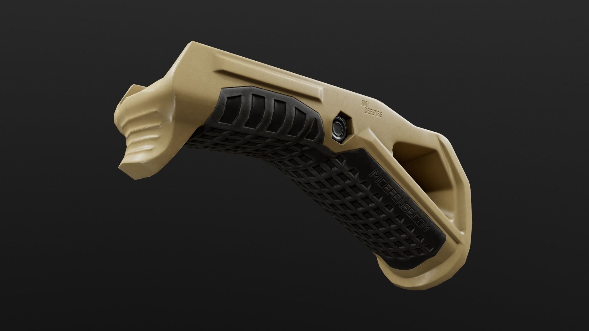 IMI Defense FSG2 Front Support Grip Low-poly 3D model_17