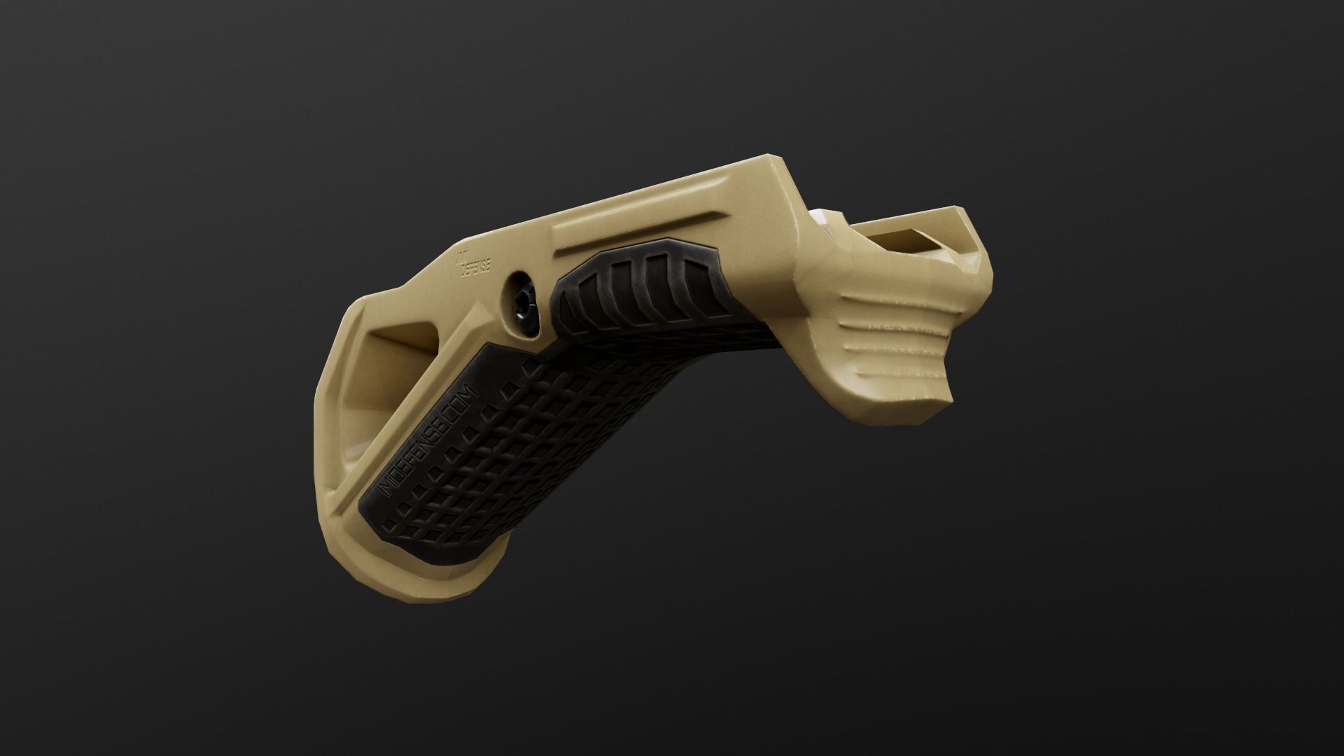 IMI Defense FSG2 Front Support Grip Low-poly 3D model_9