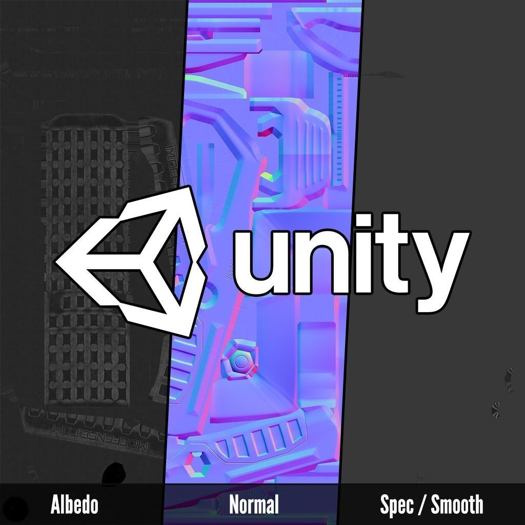 IMI Defense FSG2 Front Support Grip Low-poly 3D model_37