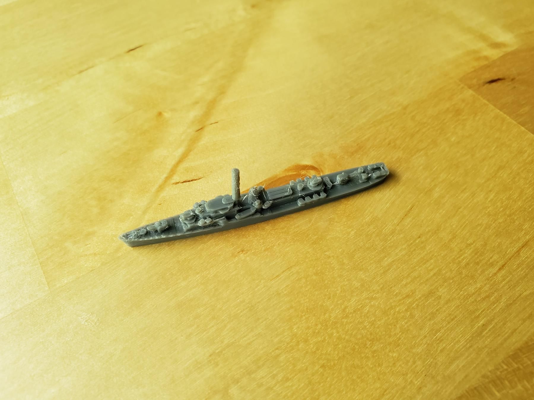 US John C Butler Class Destroyer Warship 3D print model_3