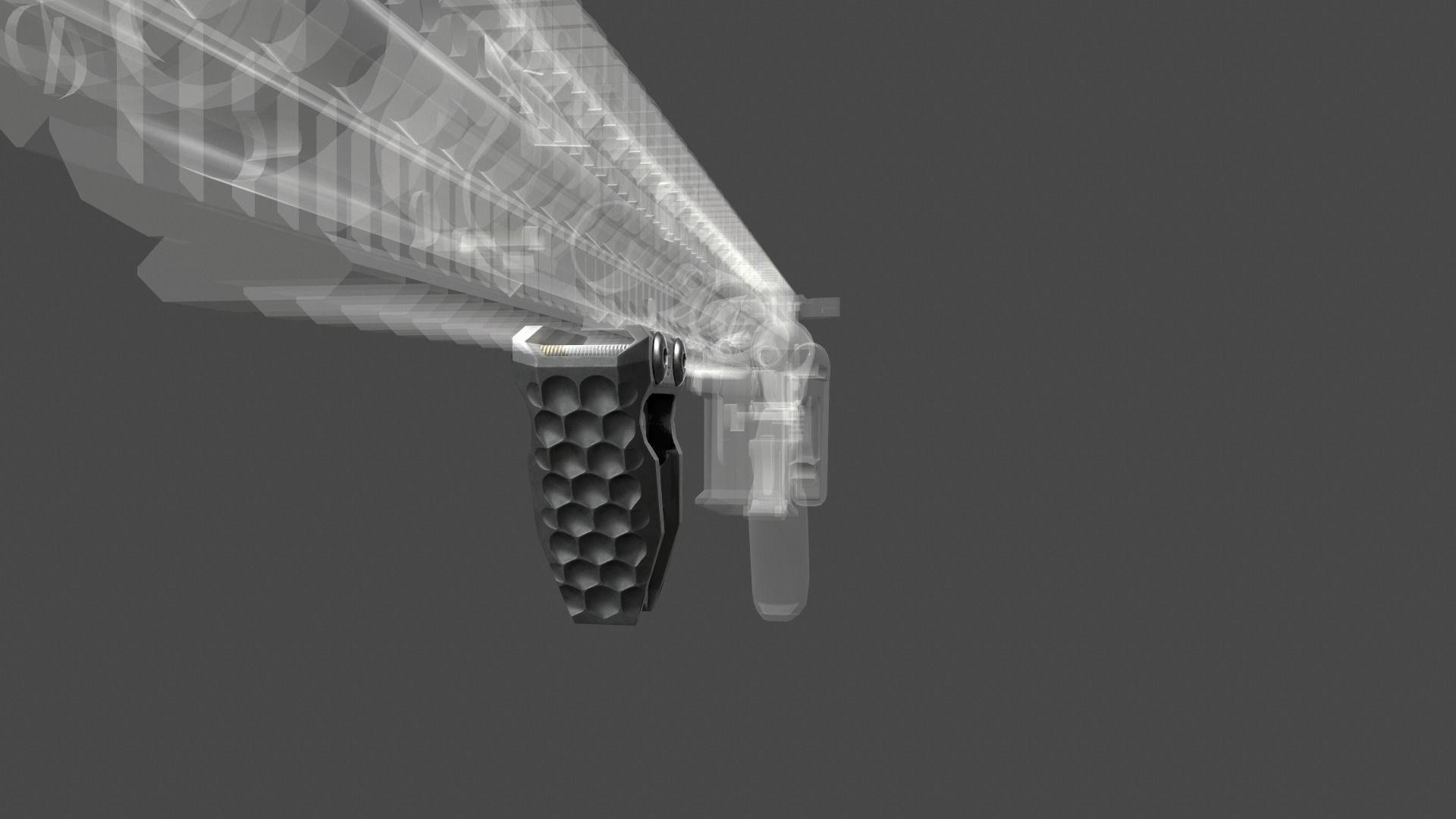 Railscales LDAG Vertical Grip Low-poly 3D model_29