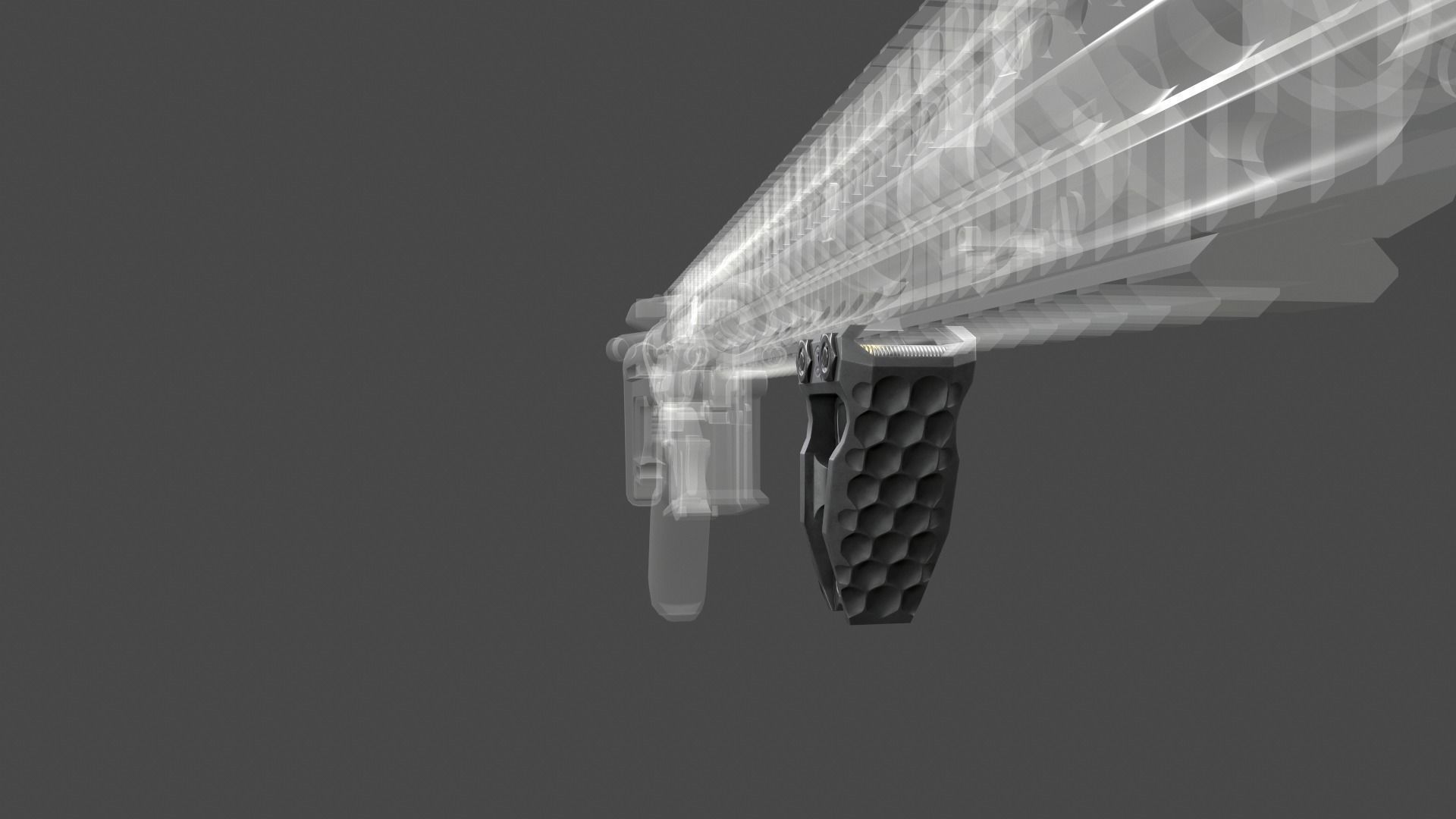 Railscales LDAG Vertical Grip Low-poly 3D model_30