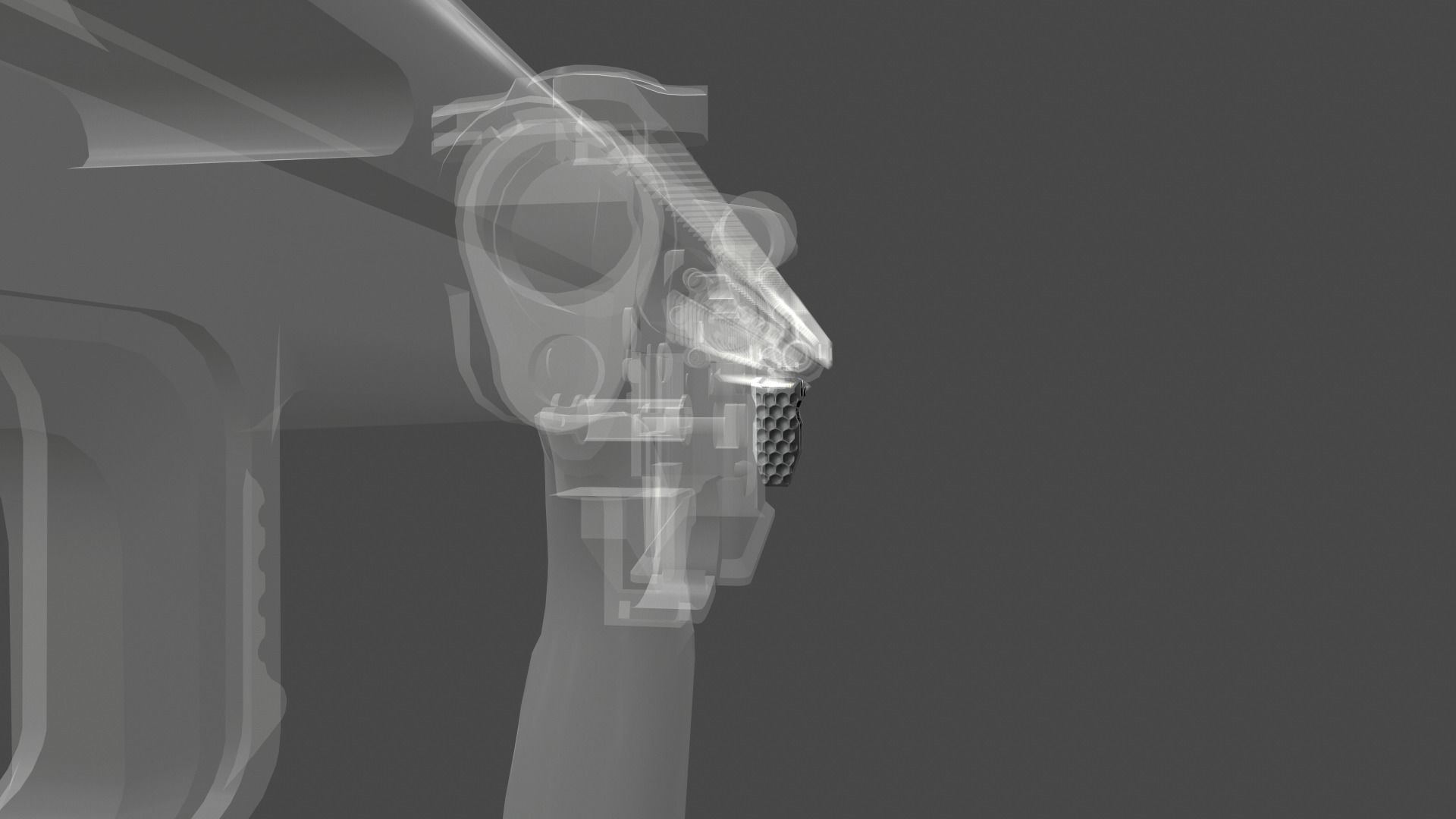 Railscales LDAG Vertical Grip Low-poly 3D model_19