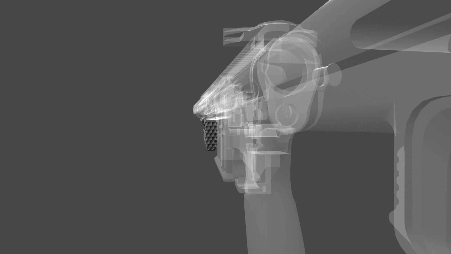 Railscales LDAG Vertical Grip Low-poly 3D model_20