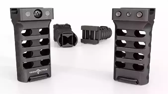 Viking Tactics UVG Ultralight Vertical Grip Low-poly 3D model