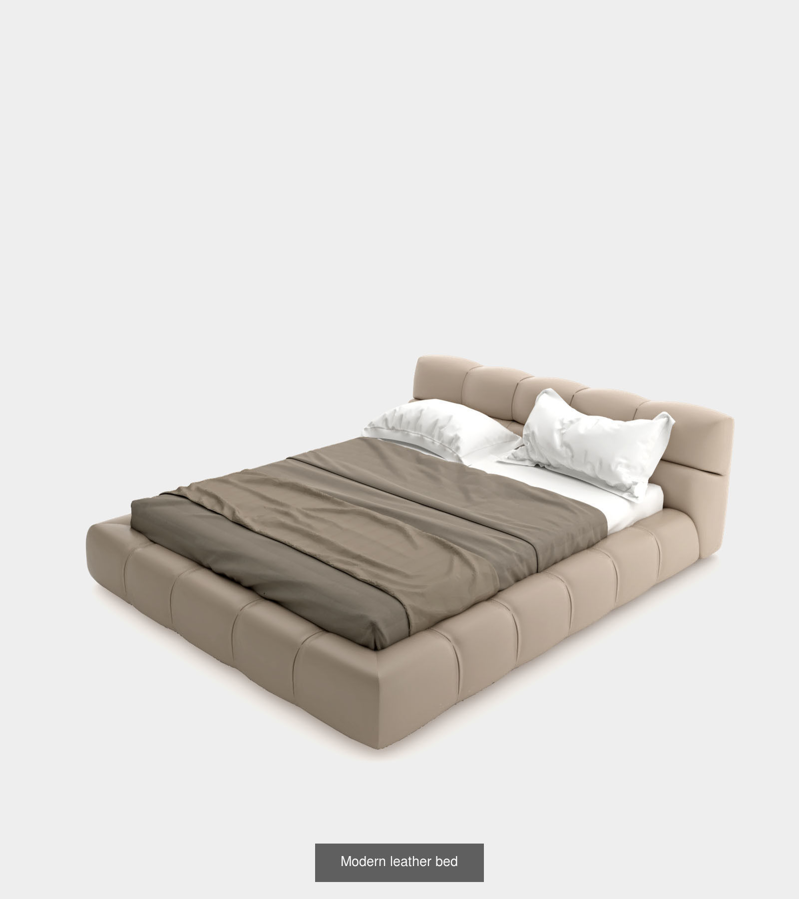 Limited Special Offer Bed - Photorealistic 3d models 3D Model Collection_6