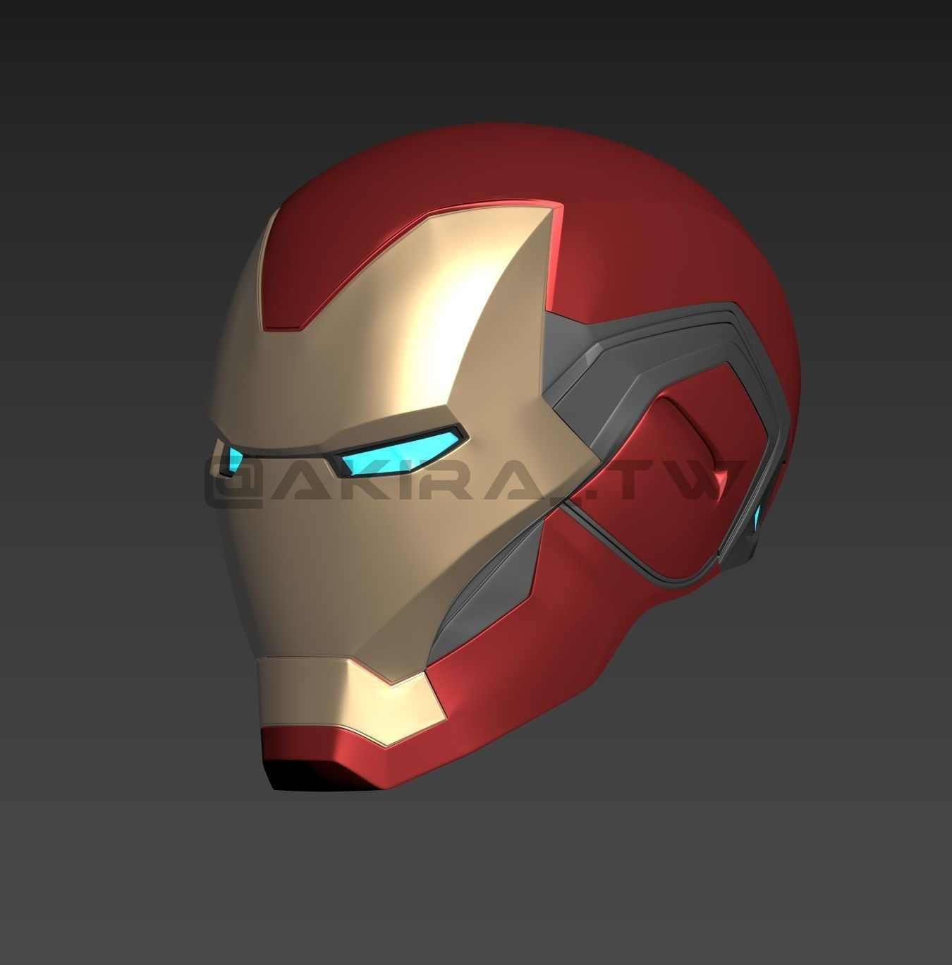 Avengers endgame IRON MAN Mark 85 MK85 Helmet   3D print model_4