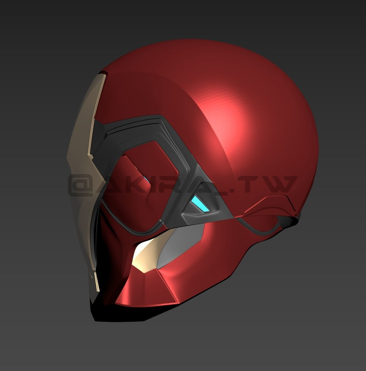Avengers endgame IRON MAN Mark 85 MK85 Helmet   3D print model_6