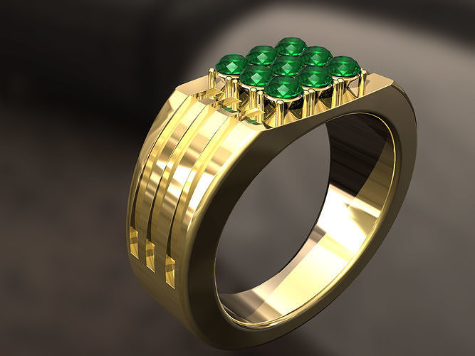 Men Ring 3D print model