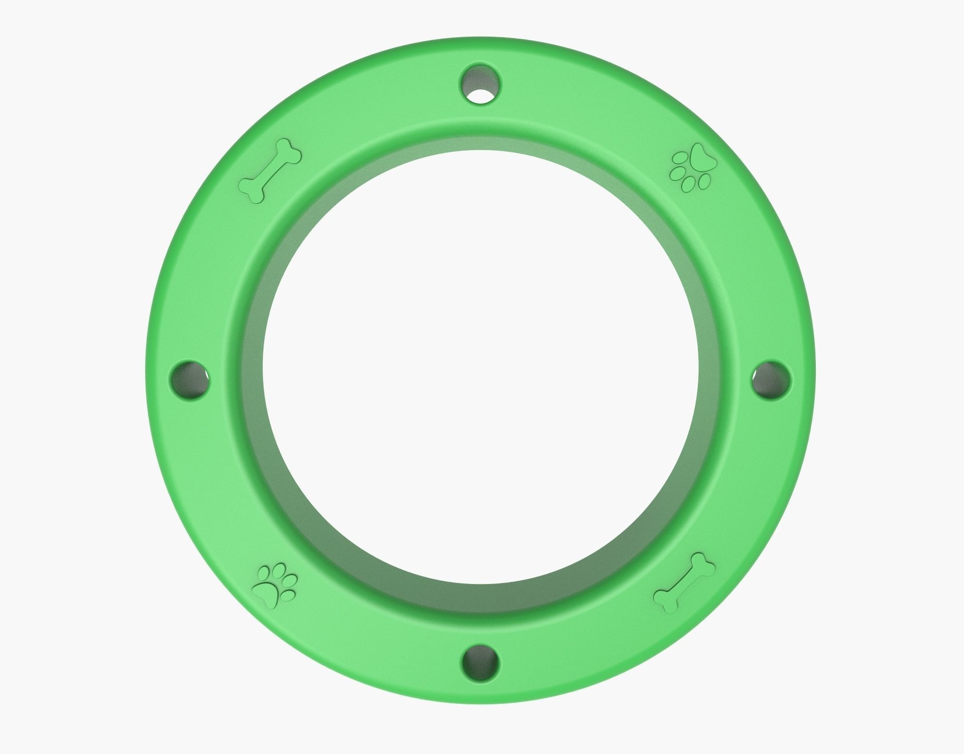 Dog Toy Ring 3D model_1