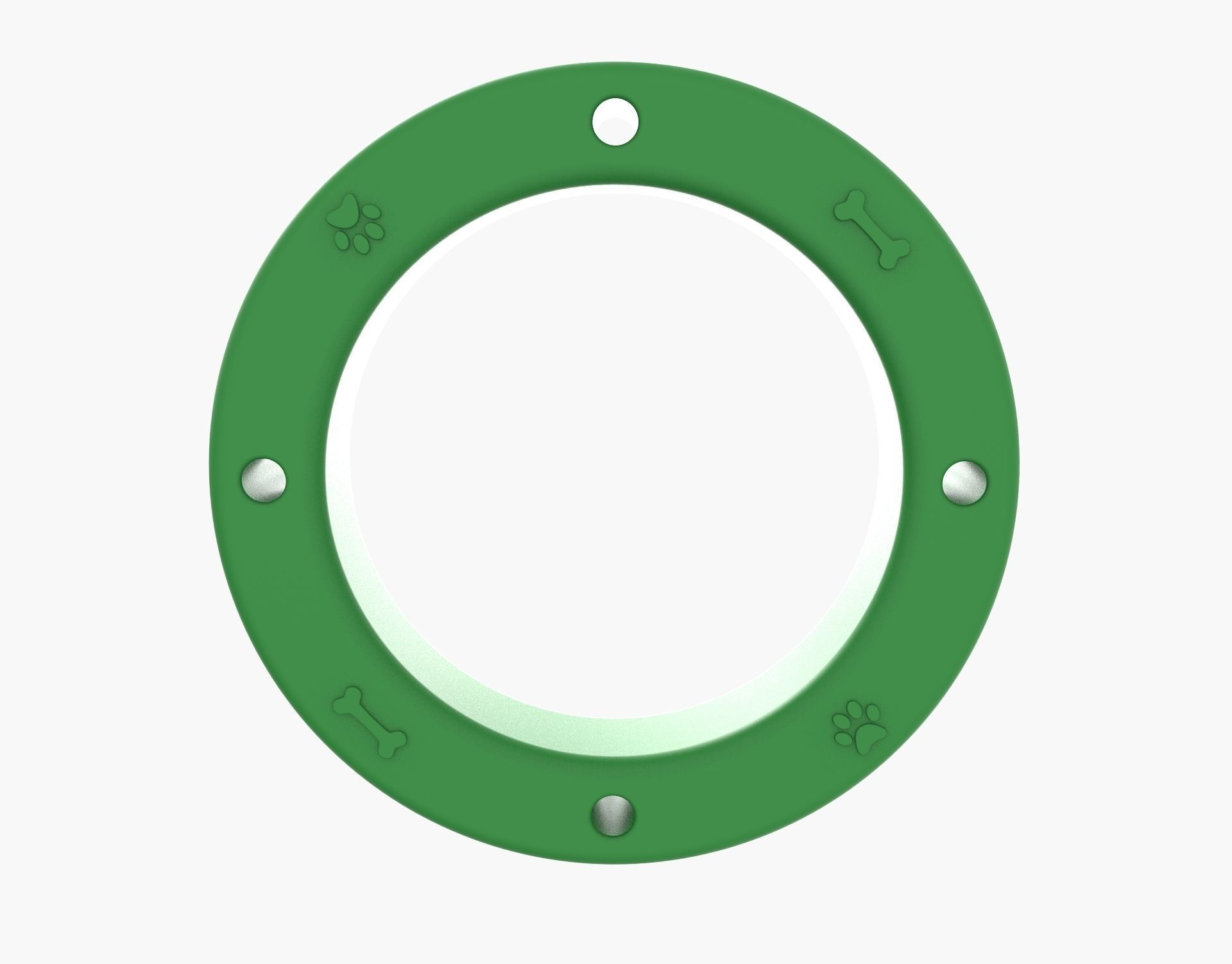 Dog Toy Ring 3D model_2