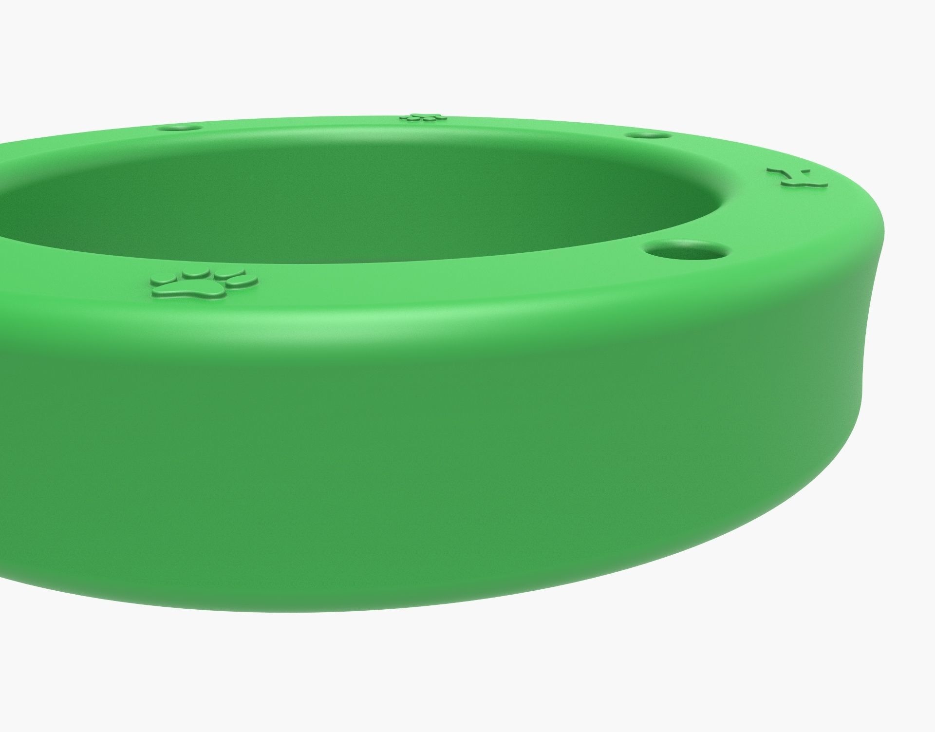 Dog Toy Ring 3D model_3