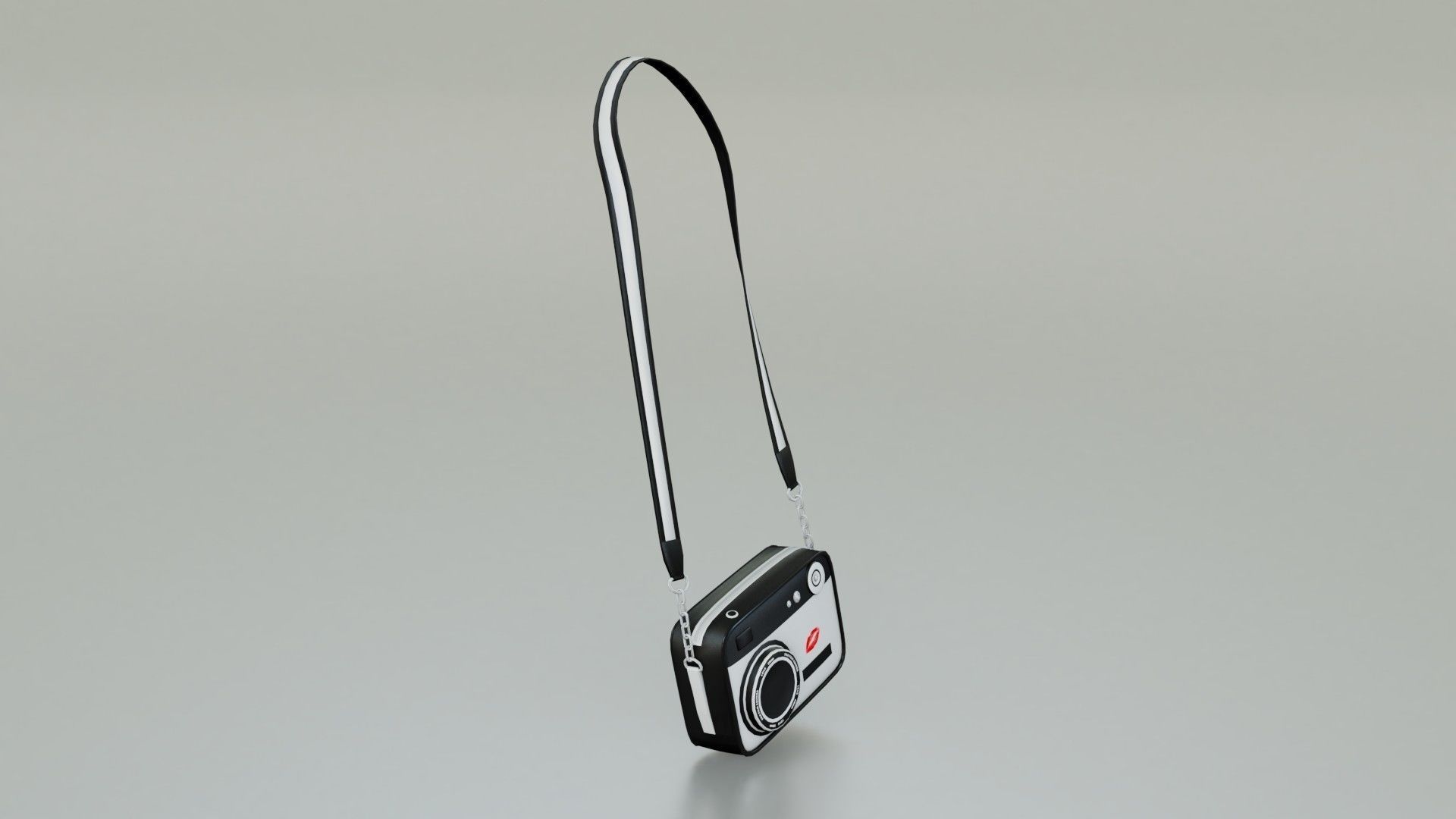 Camera bag - Fashion Bag - Low-poly 3D Model Low-poly 3D model_1