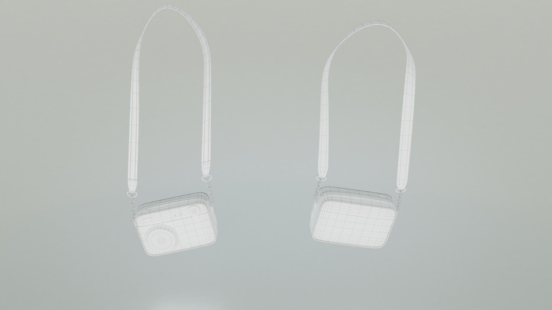 Camera bag - Fashion Bag - Low-poly 3D Model Low-poly 3D model_5