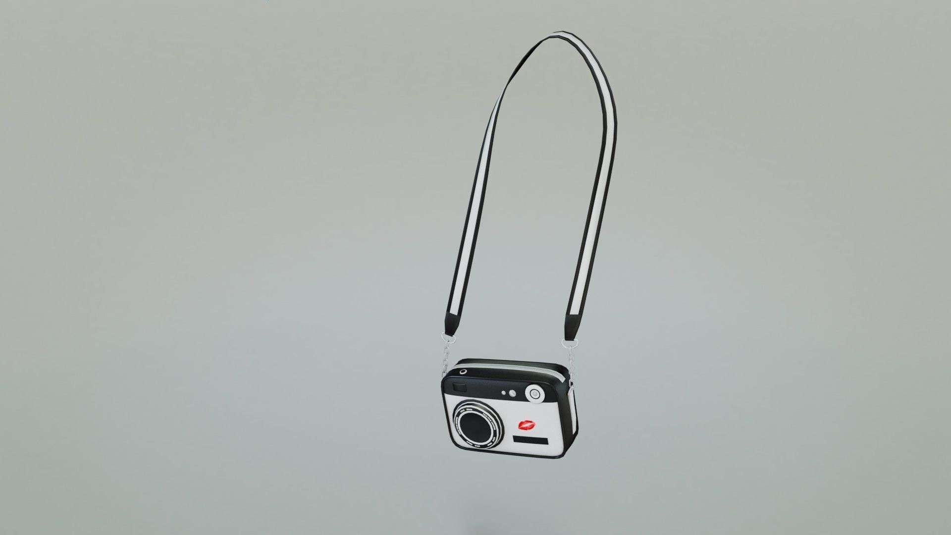 Camera bag - Fashion Bag - Low-poly 3D Model Low-poly 3D model_3