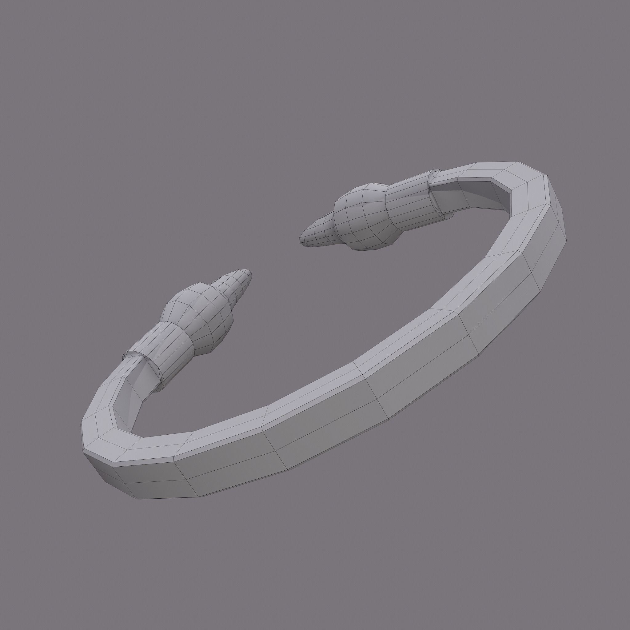 Golden Eagle Bracelet Free low-poly 3D model_26