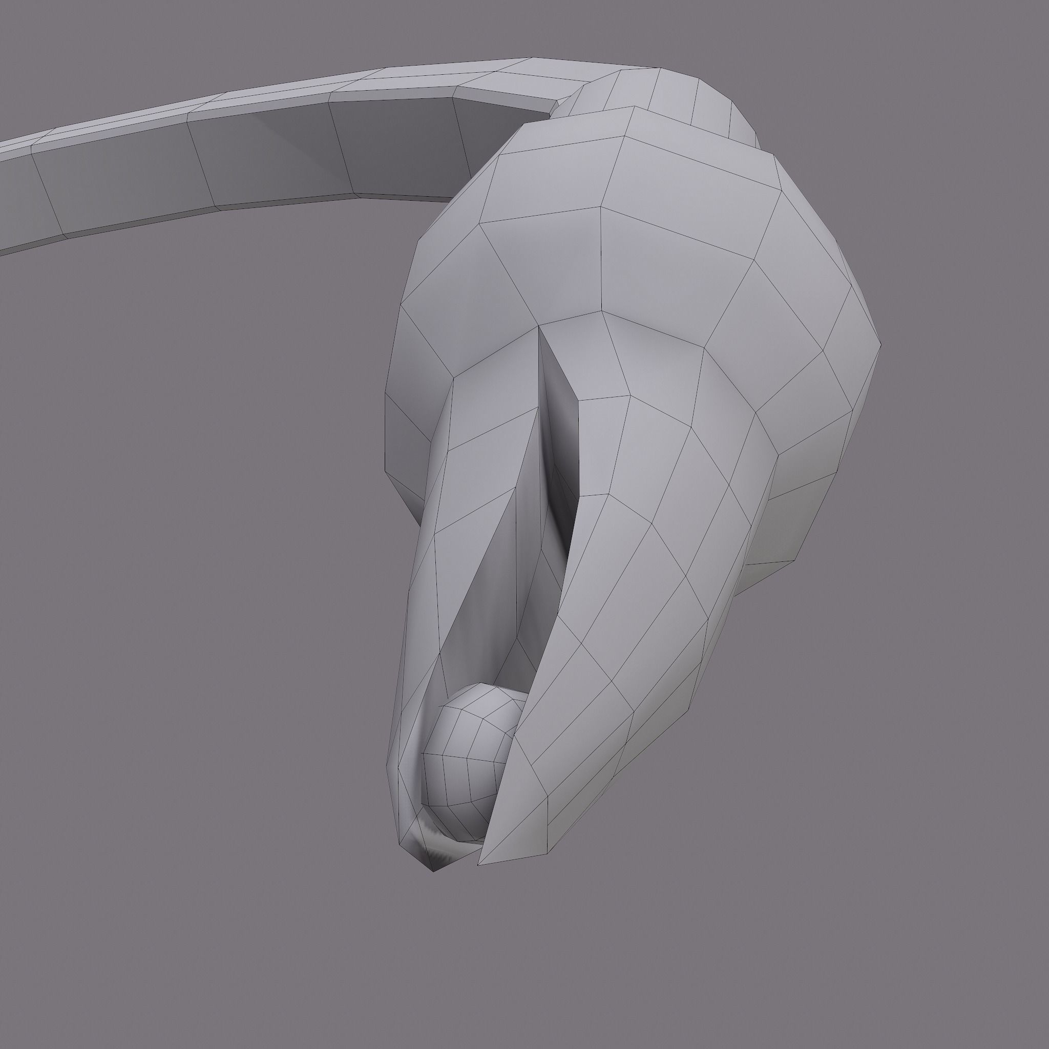 Golden Eagle Bracelet Free low-poly 3D model_30