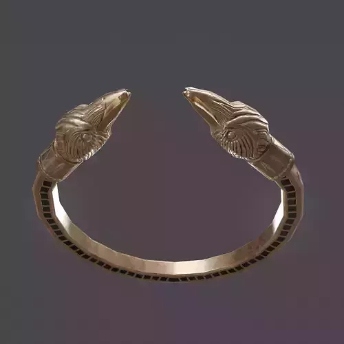 Golden Eagle Bracelet Free low-poly 3D model
