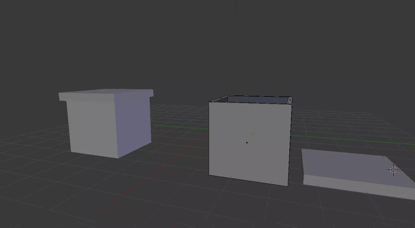 Free low poly boxes open and closed Free low-poly 3D model