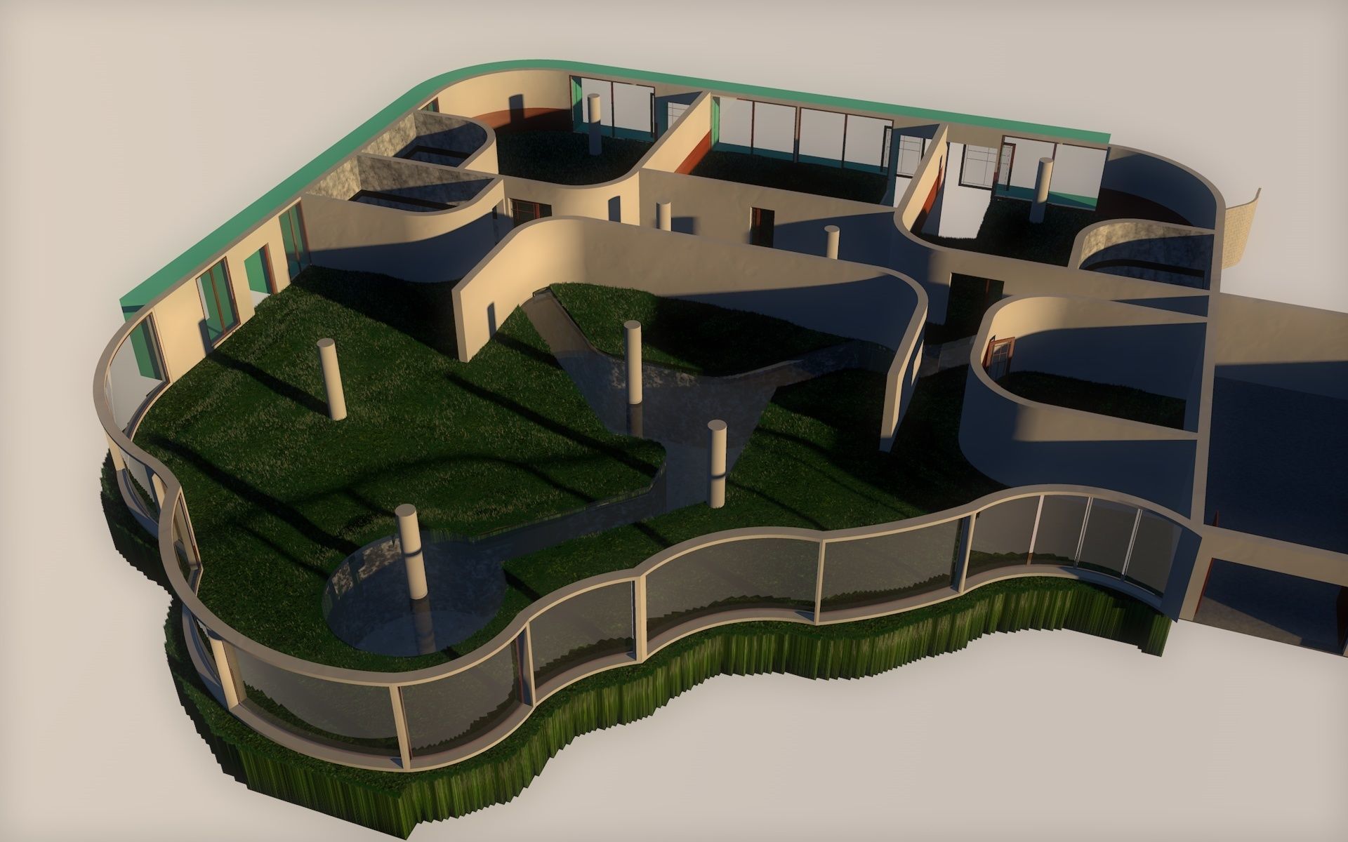 mountain house 3D model_22