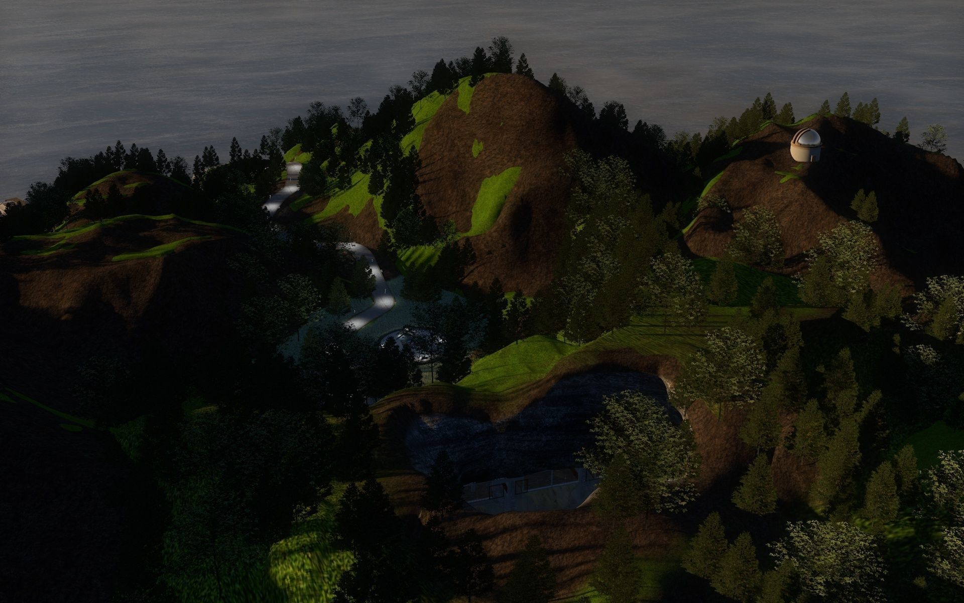 mountain house 3D model_12