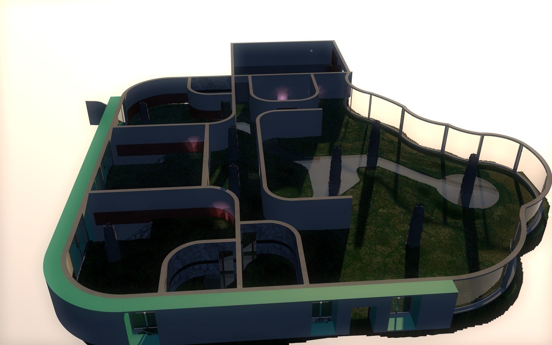 mountain house 3D model_21