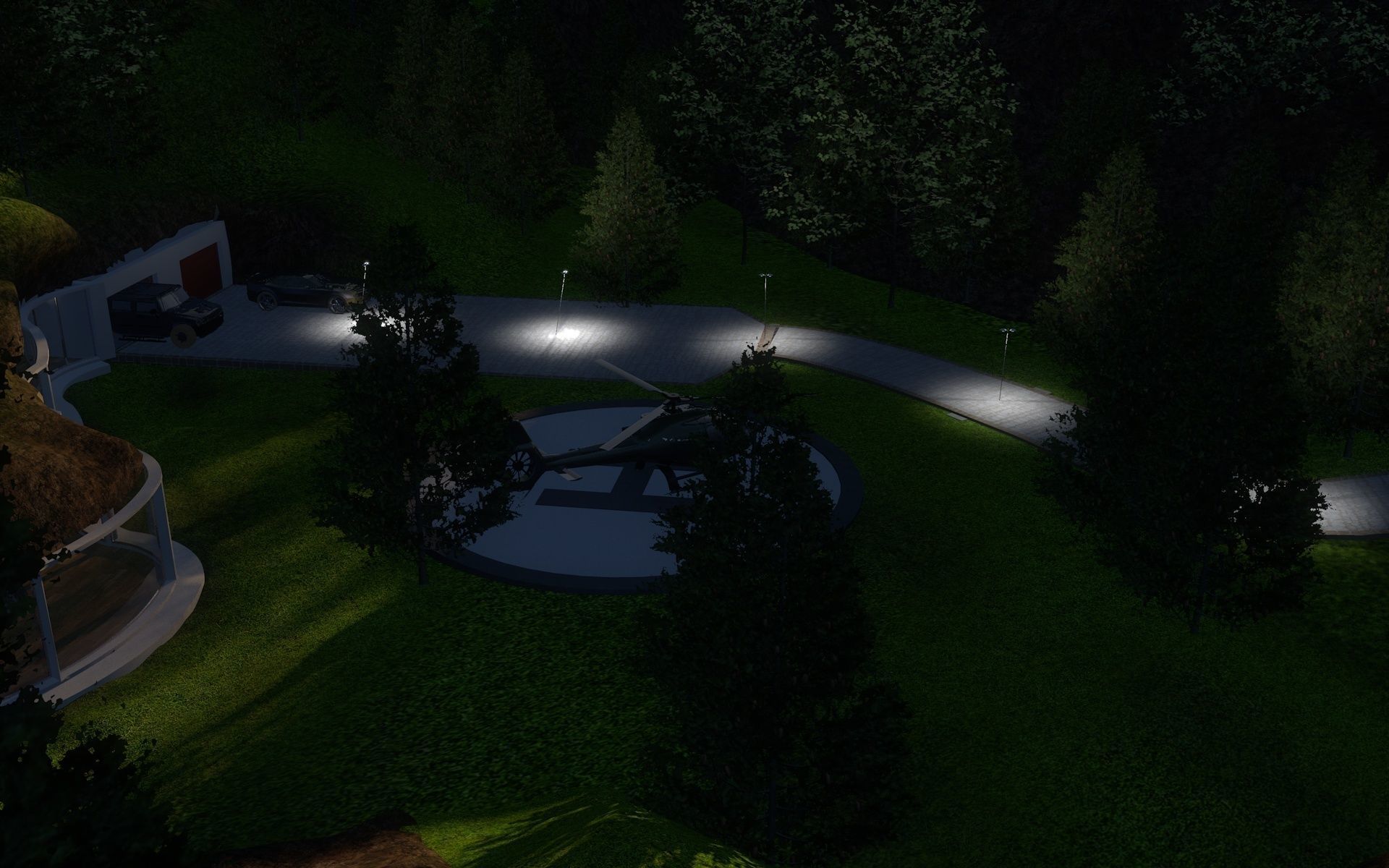 mountain house 3D model_7