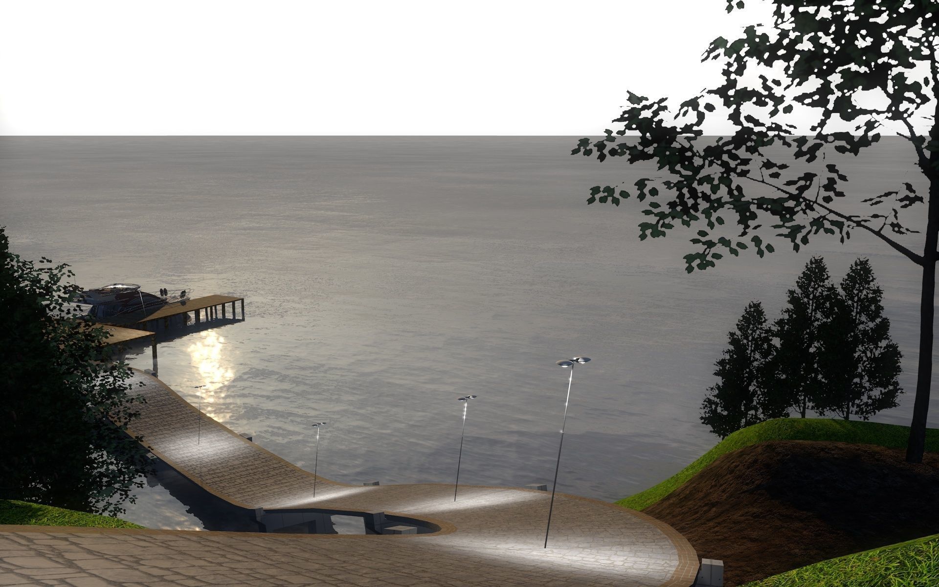 mountain house 3D model_13