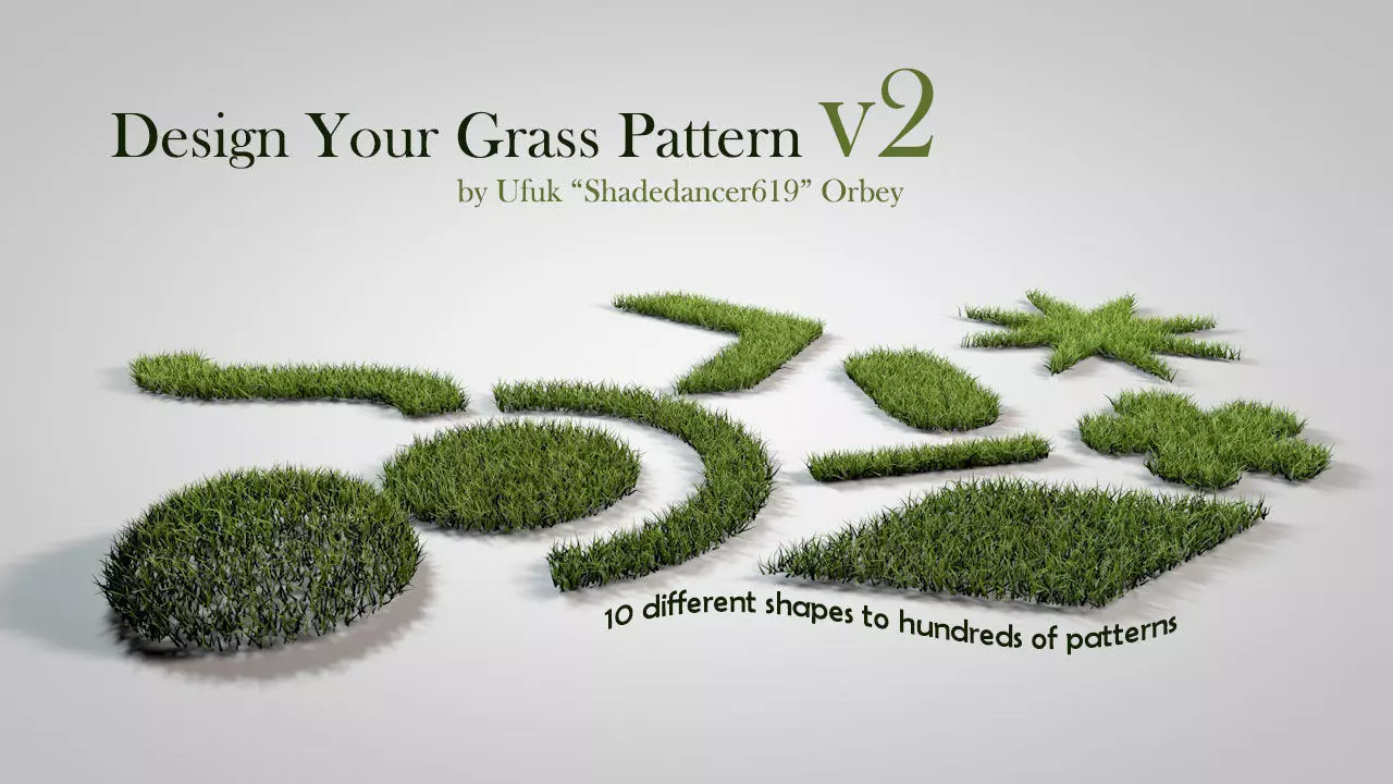 Grass Patterns v2 3D model_0