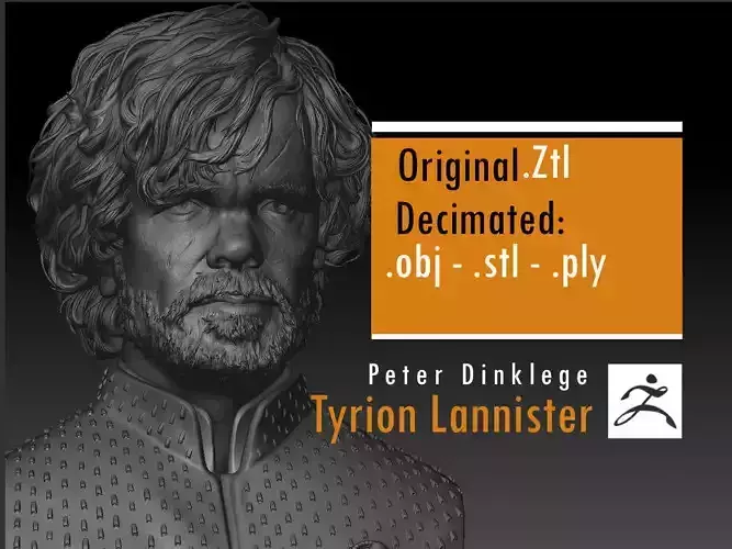 Peter Dinklage - Tyrion Lannister - game of thrones 3D print model