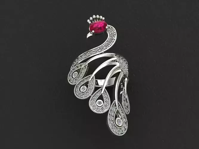 peacock ring