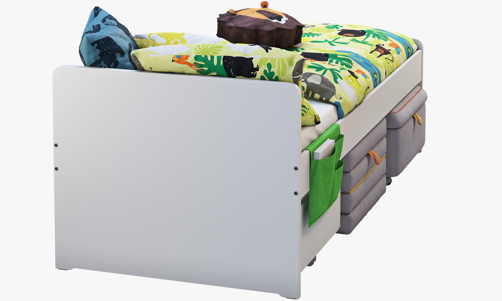 Slakt bed 2 options Ikea 3D model_15