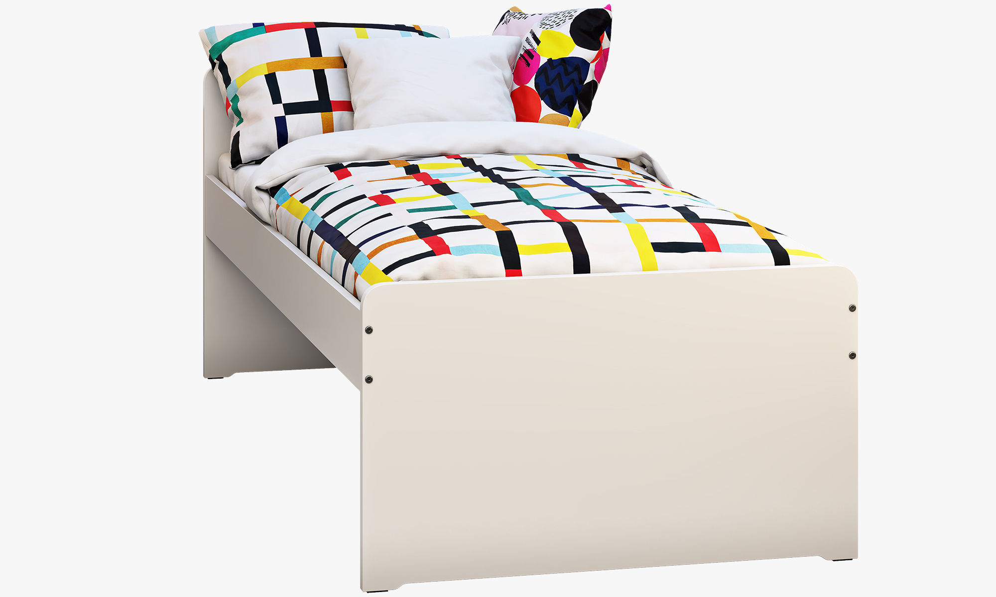Slakt bed 2 options Ikea 3D model_34