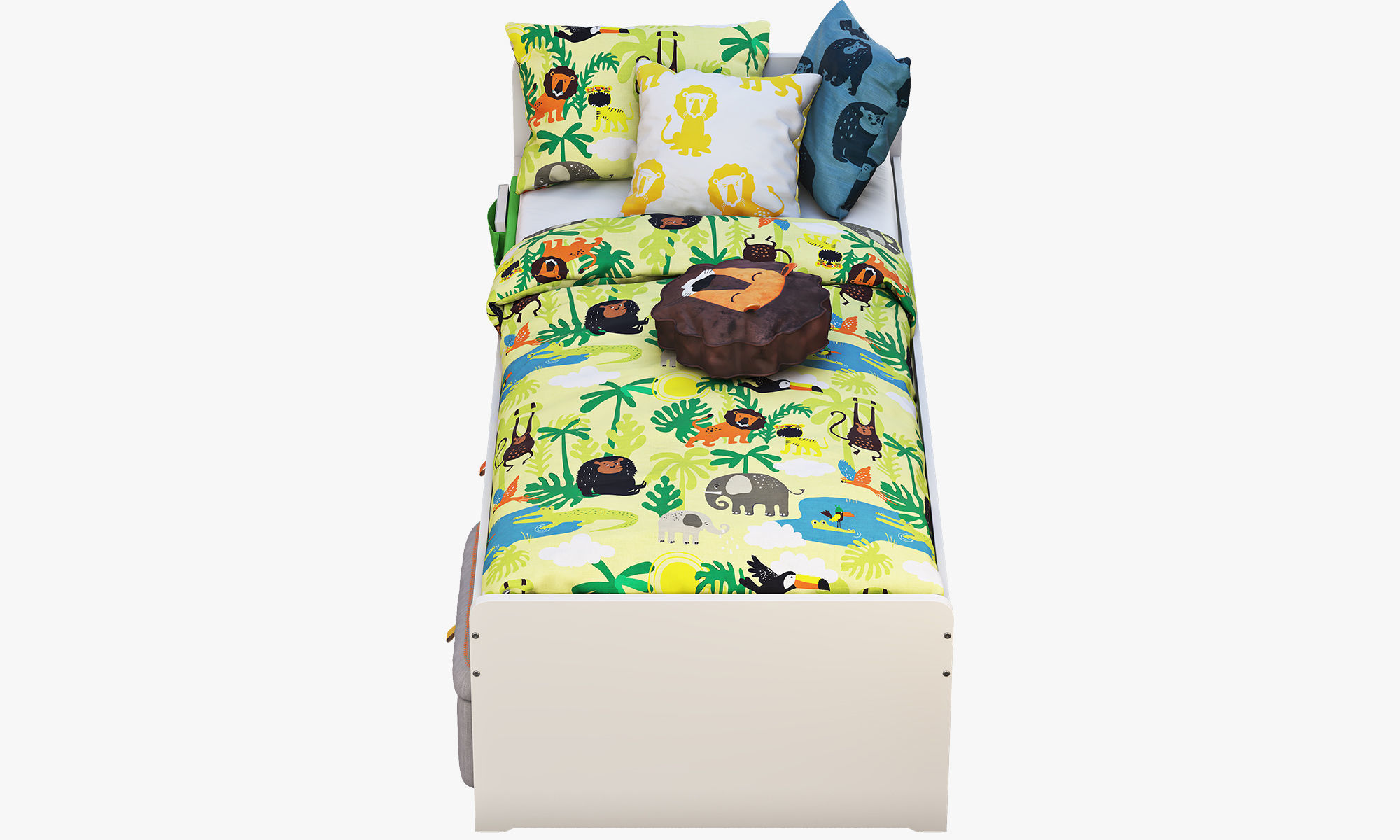 Slakt bed 2 options Ikea 3D model_10