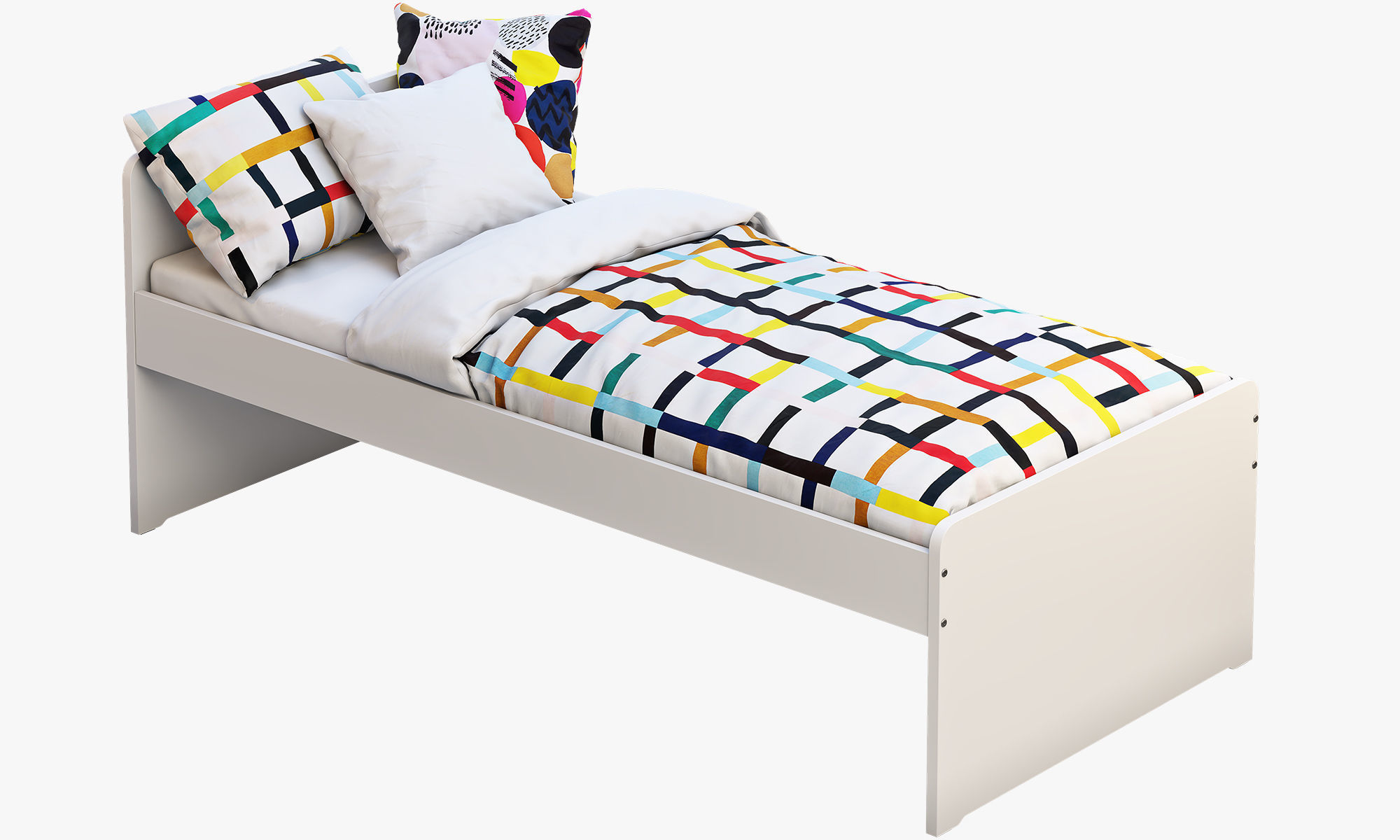 Slakt bed 2 options Ikea 3D model_33