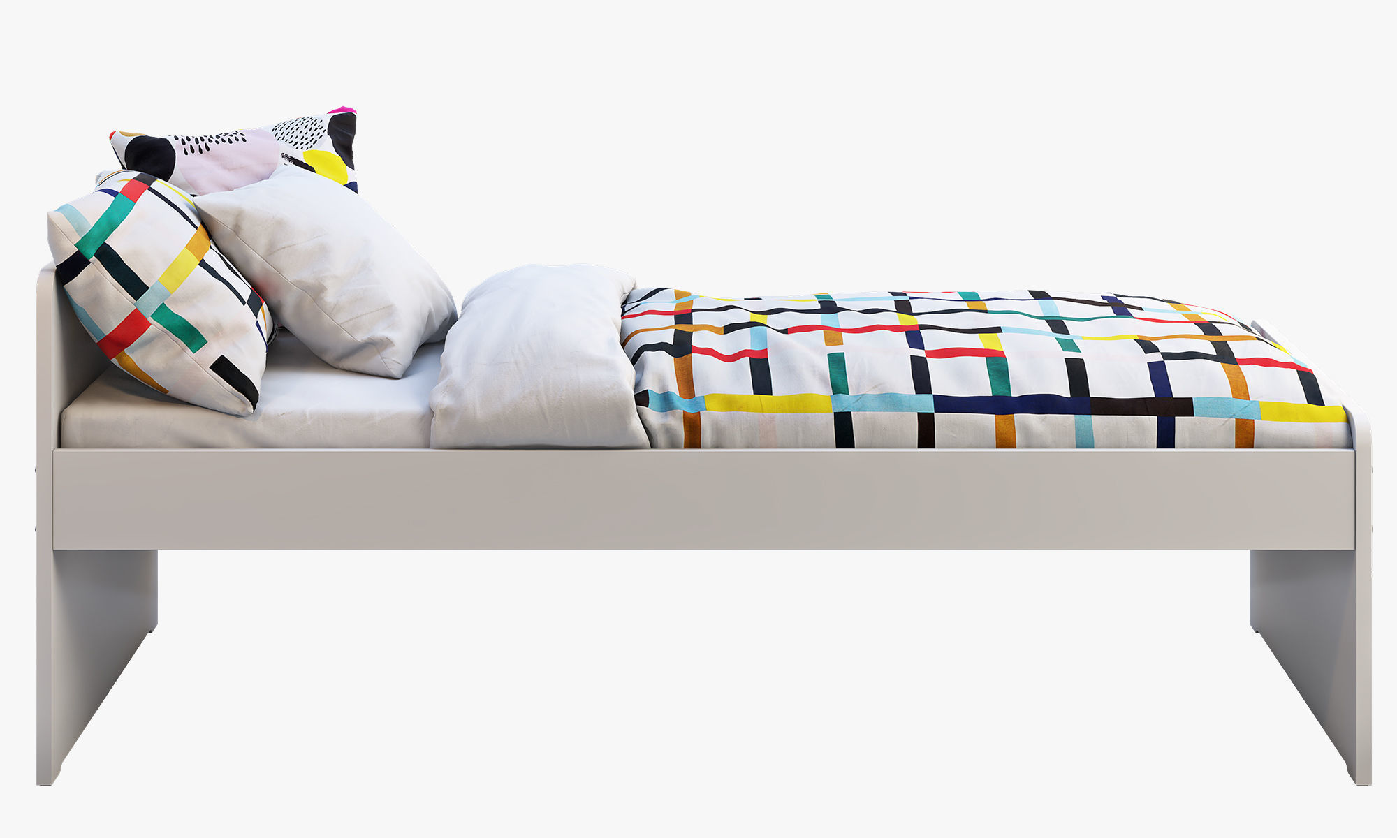 Slakt bed 2 options Ikea 3D model_30