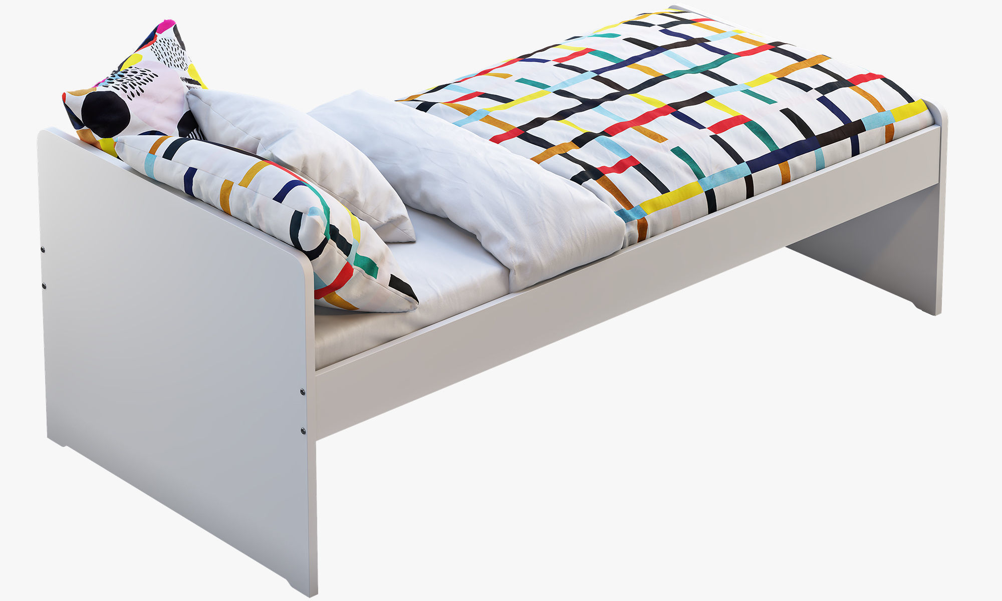 Slakt bed 2 options Ikea 3D model_38