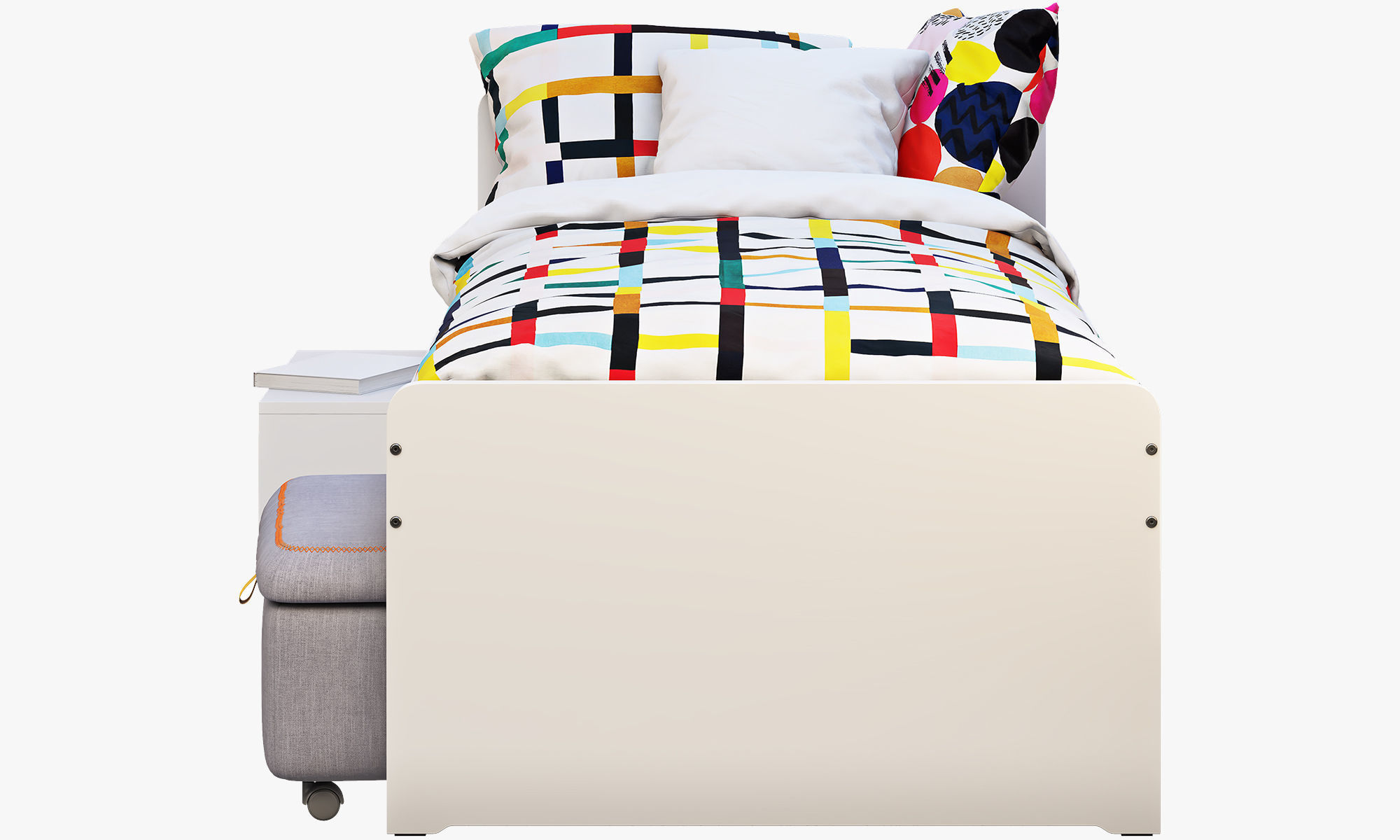Slakt bed 2 options Ikea 3D model_25