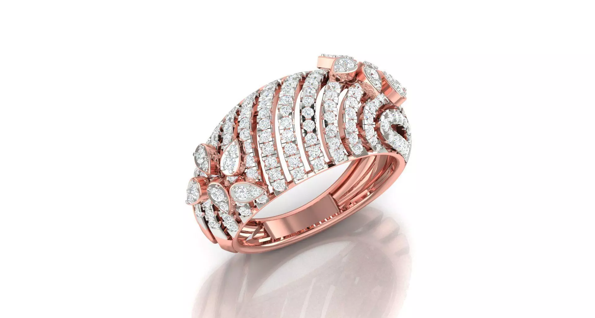 Women ring 3dm stl render detail 3D print model 3D print model_0