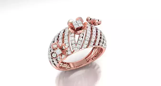 Women ring 3dm stl render detail 3D print model