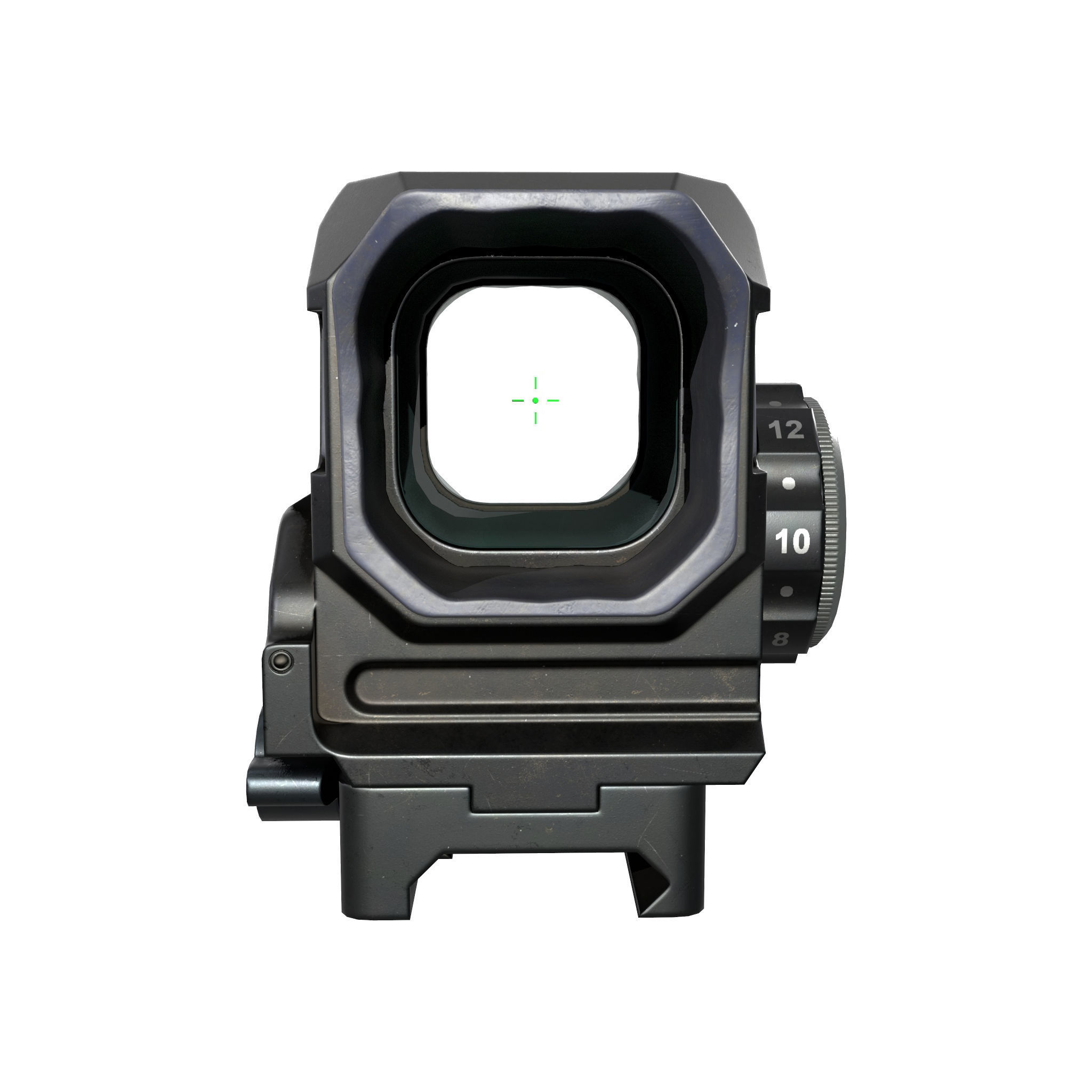 DI Optical EG1 Red Dot Sight  Low-poly 3D model_9