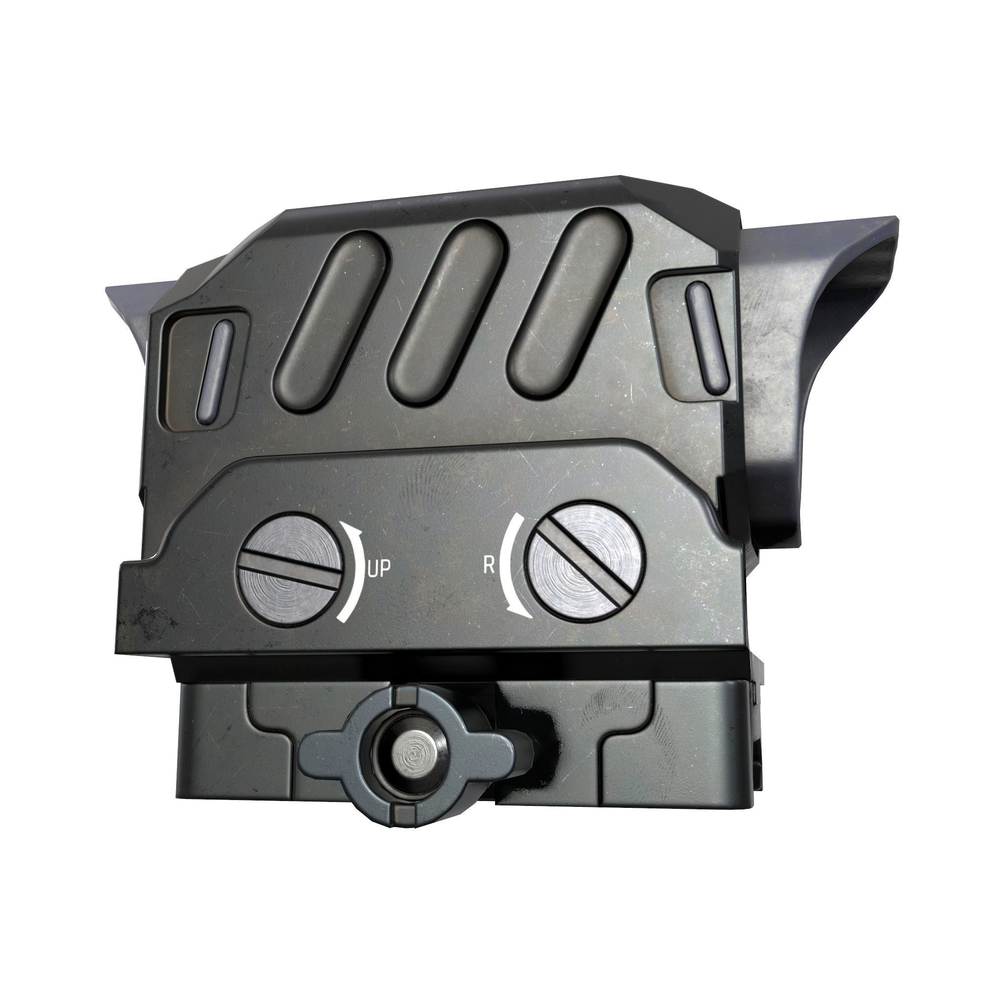 DI Optical EG1 Red Dot Sight  Low-poly 3D model_12