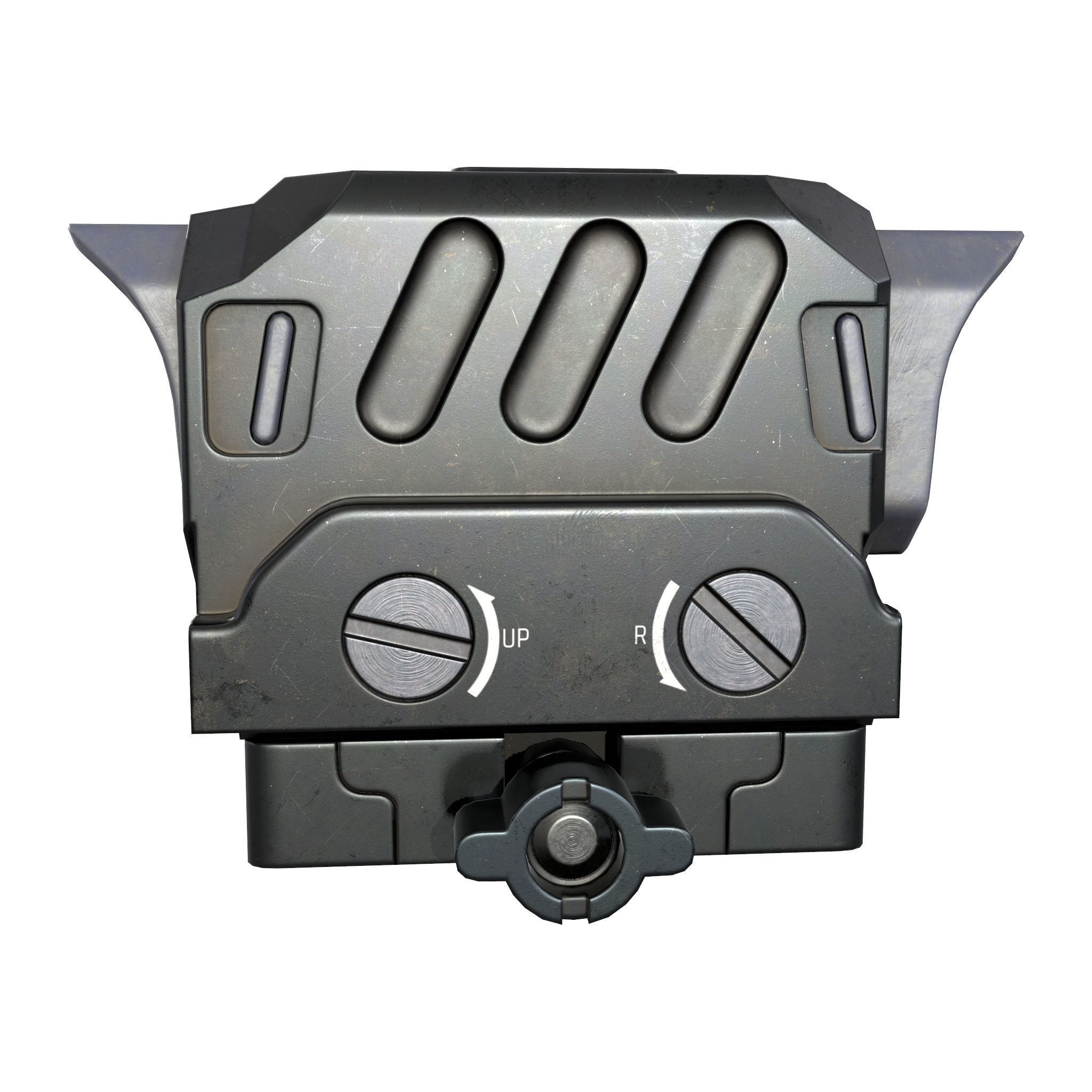 DI Optical EG1 Red Dot Sight  Low-poly 3D model_7