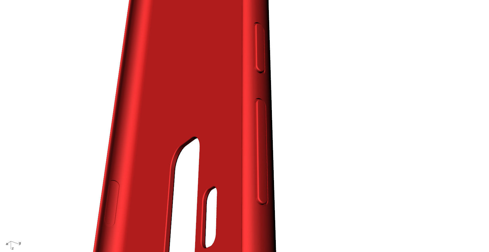 Samsung Galaxy S9 Plus red case 3D print model_11